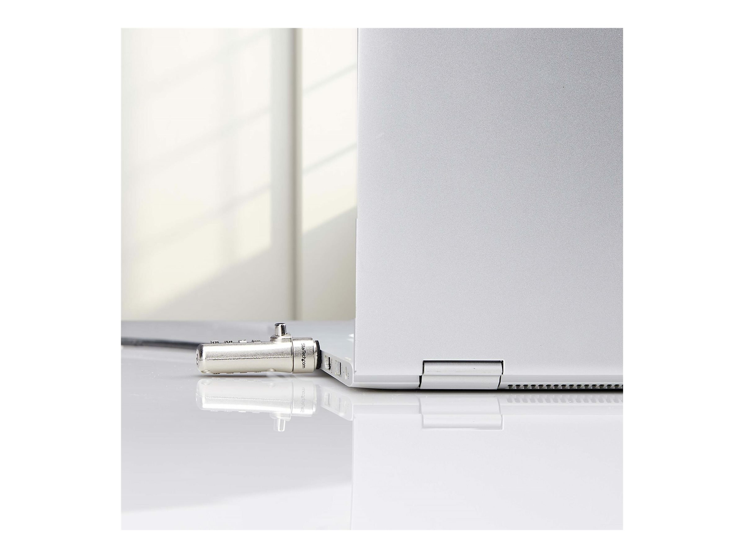 Slim Lock Noble Wedge Slot Compatible, 6.6ft Locking Cable - Sicherheitskabelschloss - 2 m - TAA-konform