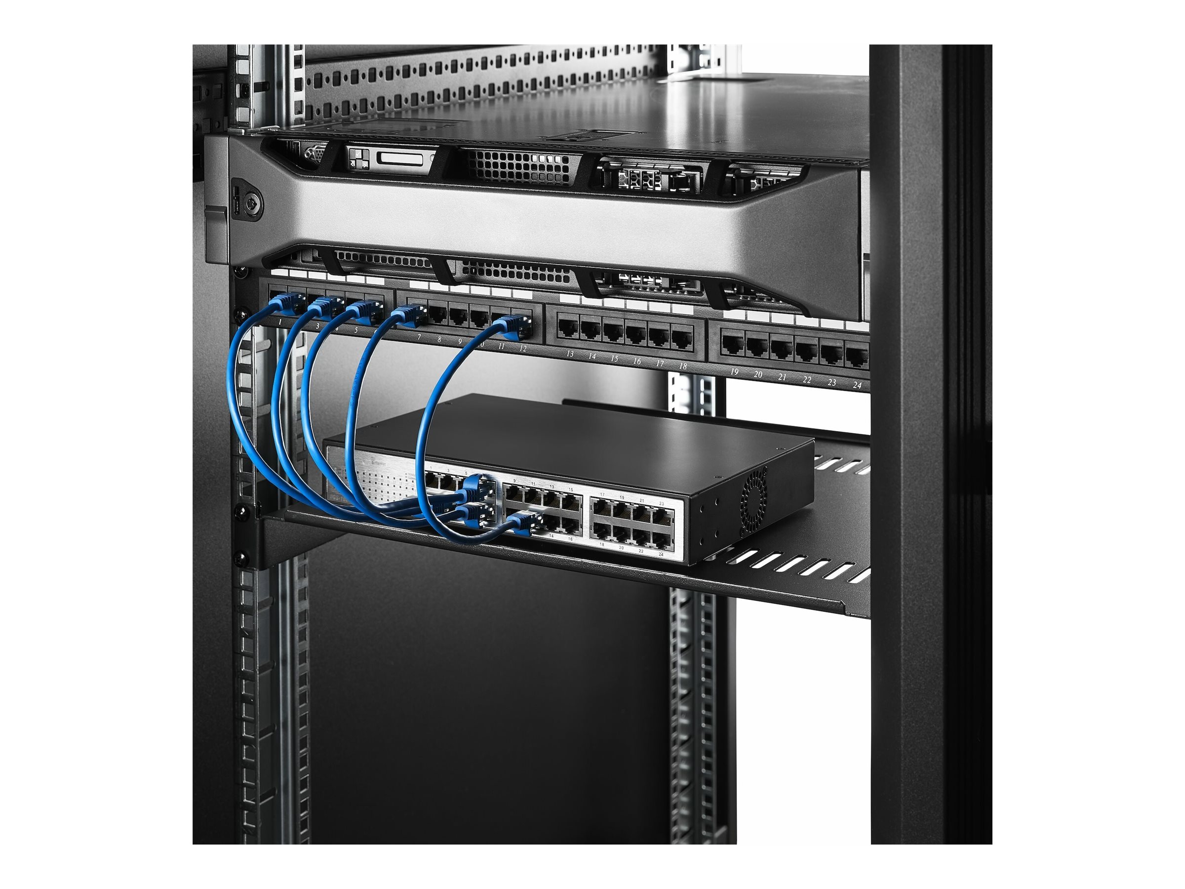 STARTECH 2er-Pack 1HE Rack Fachboden