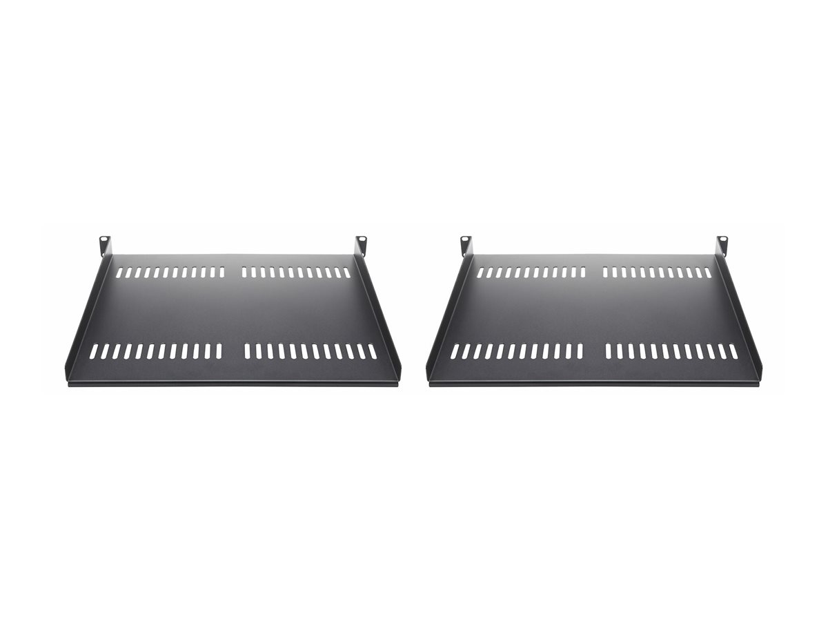 STARTECH 2er-Pack 1HE Rack Fachboden