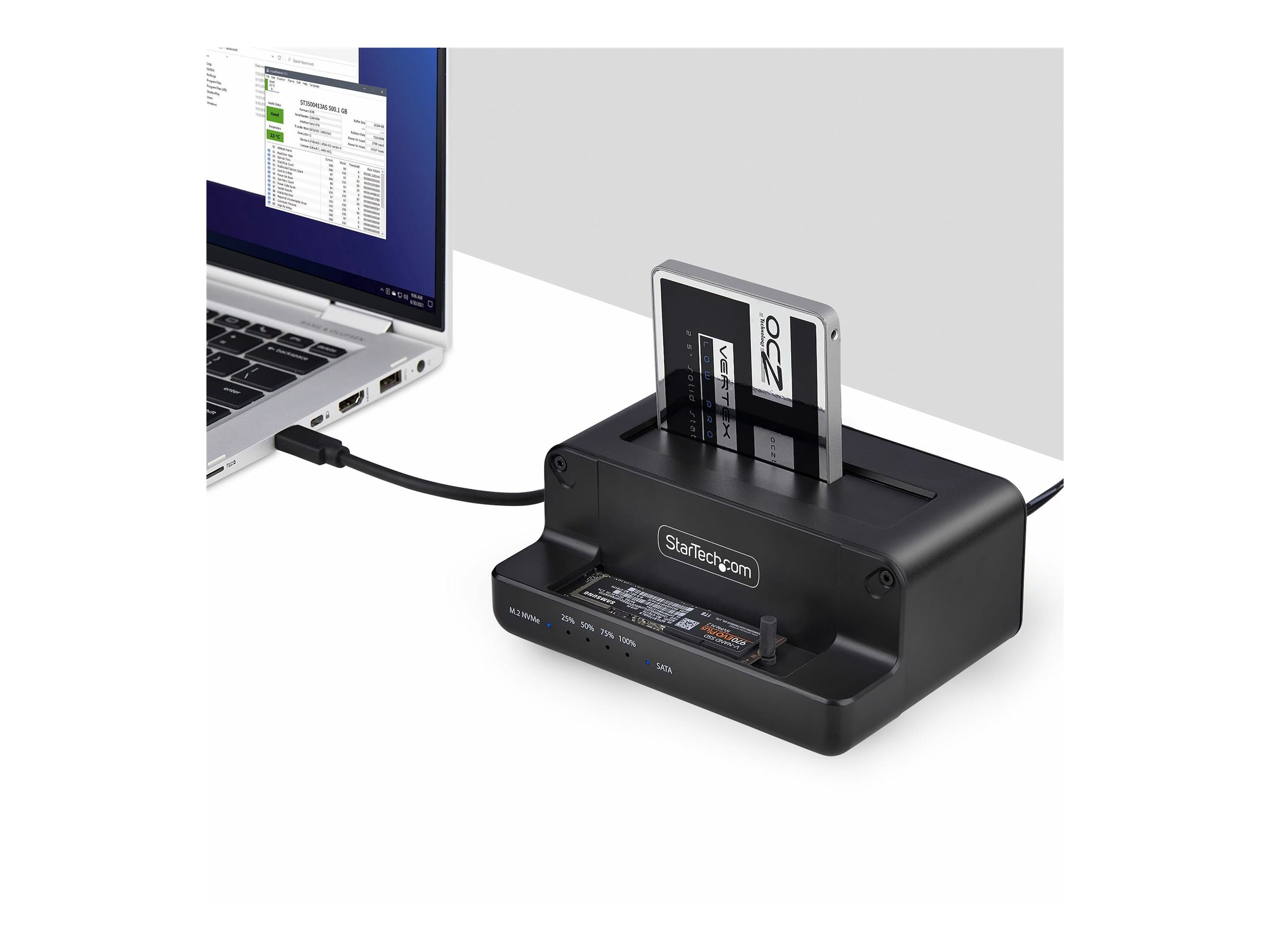 STARTECH NVMe M.2 auf SATA Duplikator