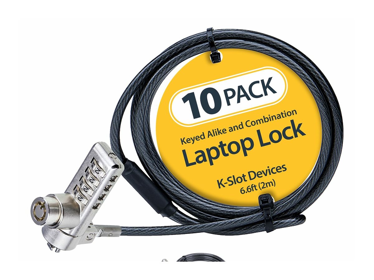 StarTech.com DUALKA10-LAPTOP-LOCK cable lock