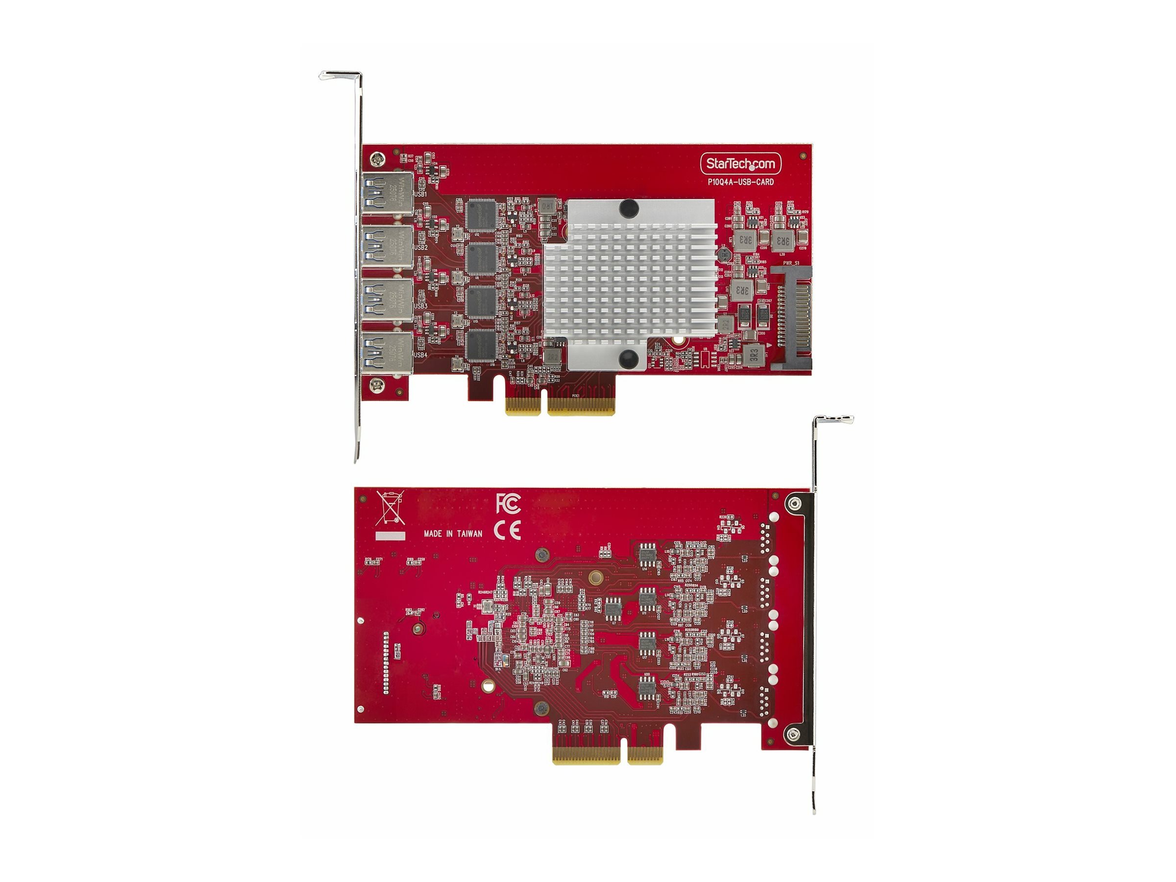 StarTech.com P10Q4A-USB-CARD interface cards/adapter