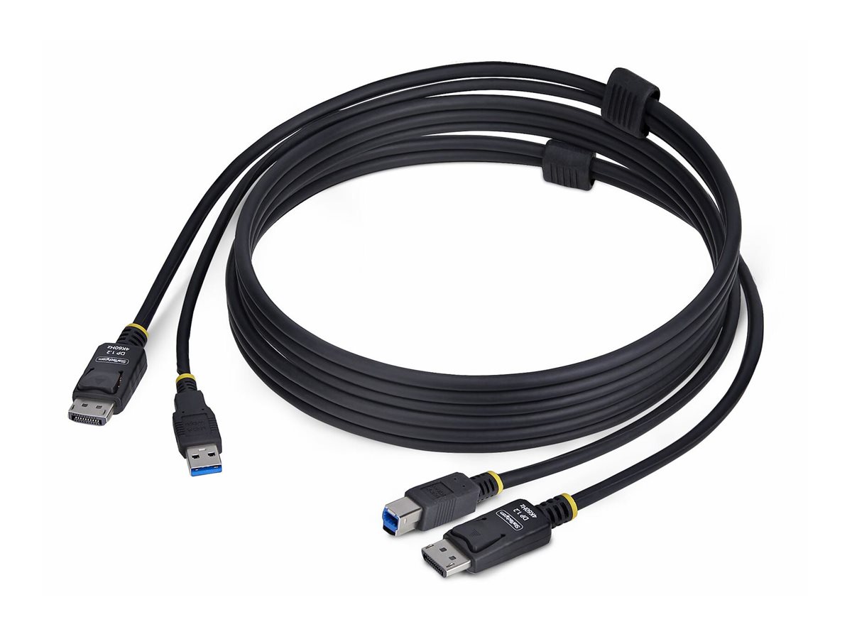 STARTECH 1,8m DP und USB KVM Kabel 4K