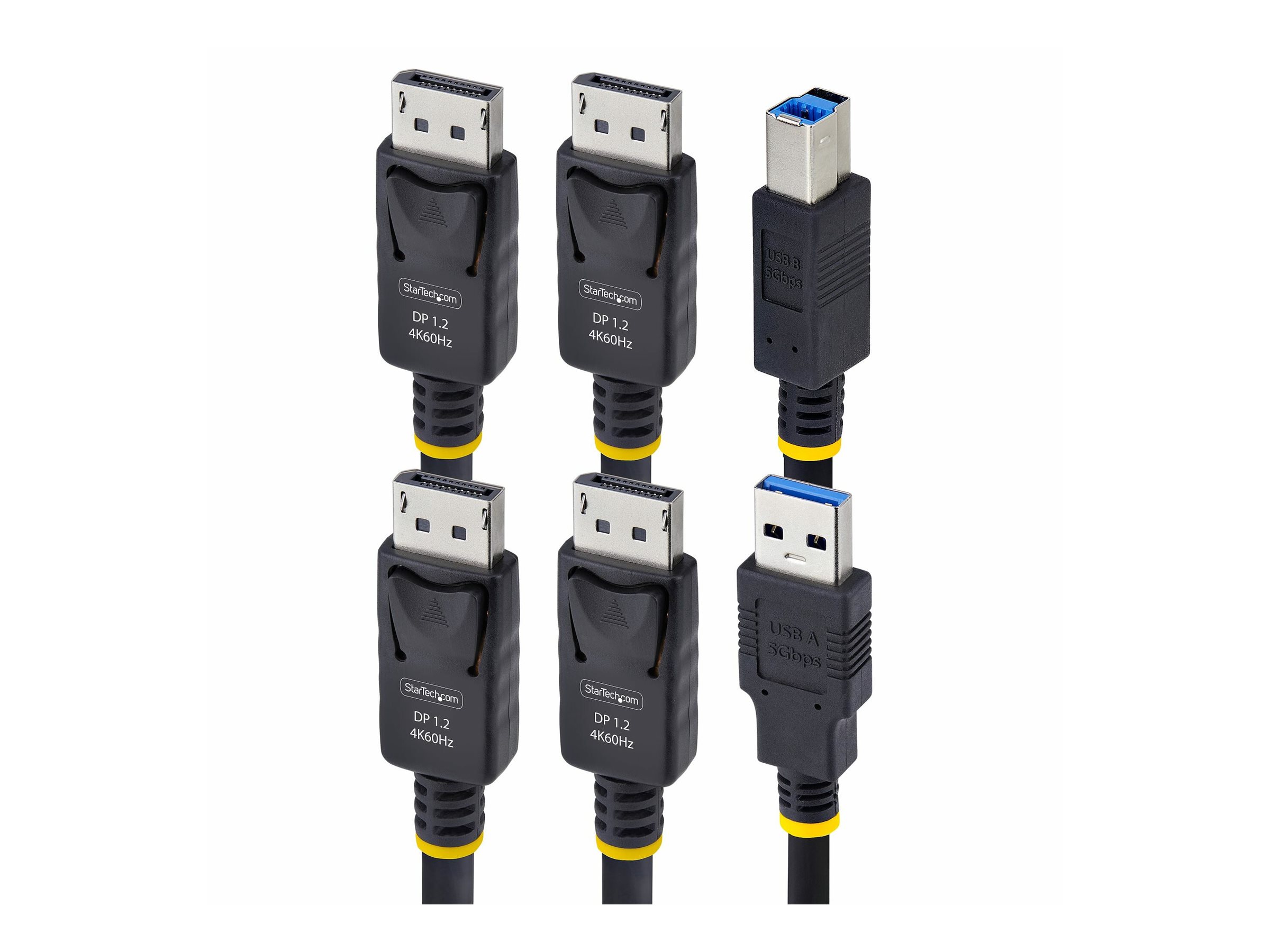 STARTECH 1,8m Dual DP und USB KVM Kabel