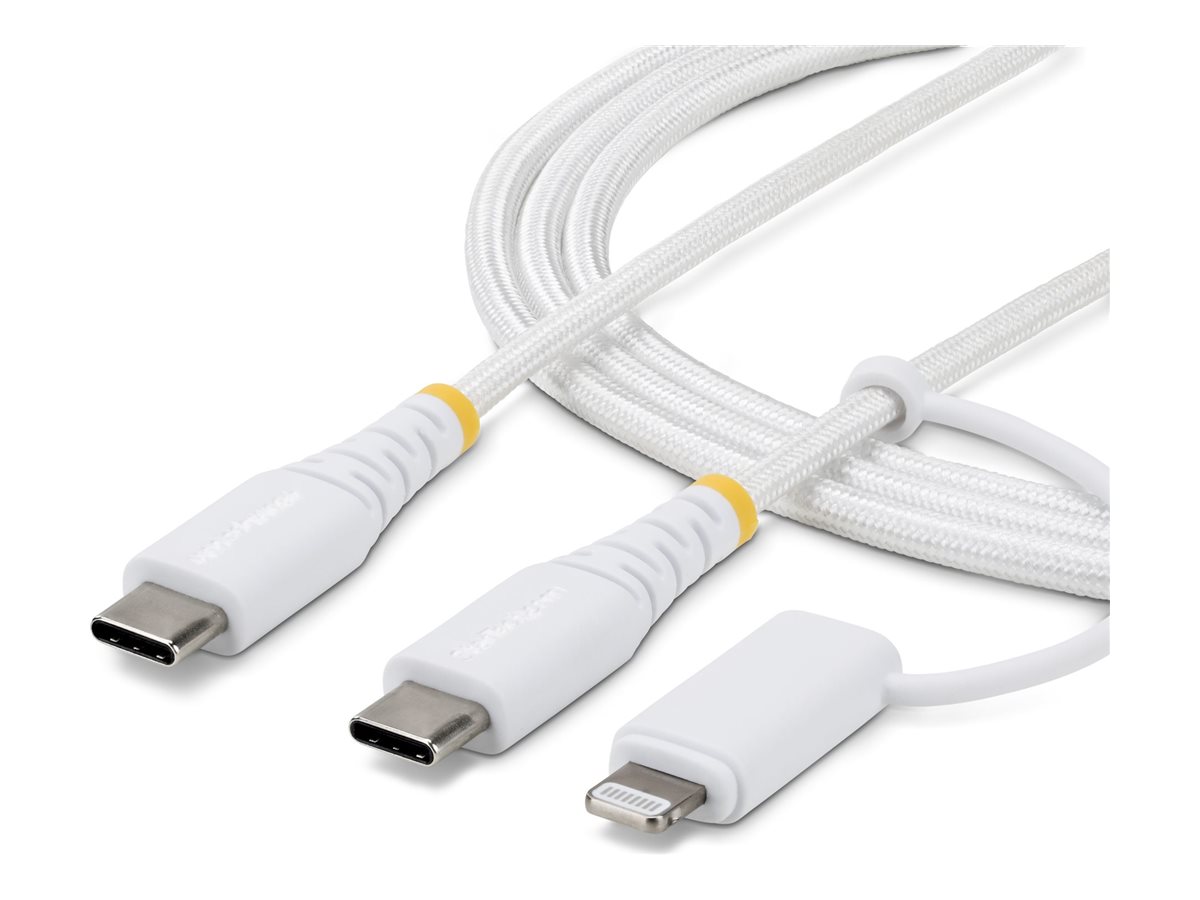 STARTECH 2m 6ft 2-in-1 Rugged USB-C