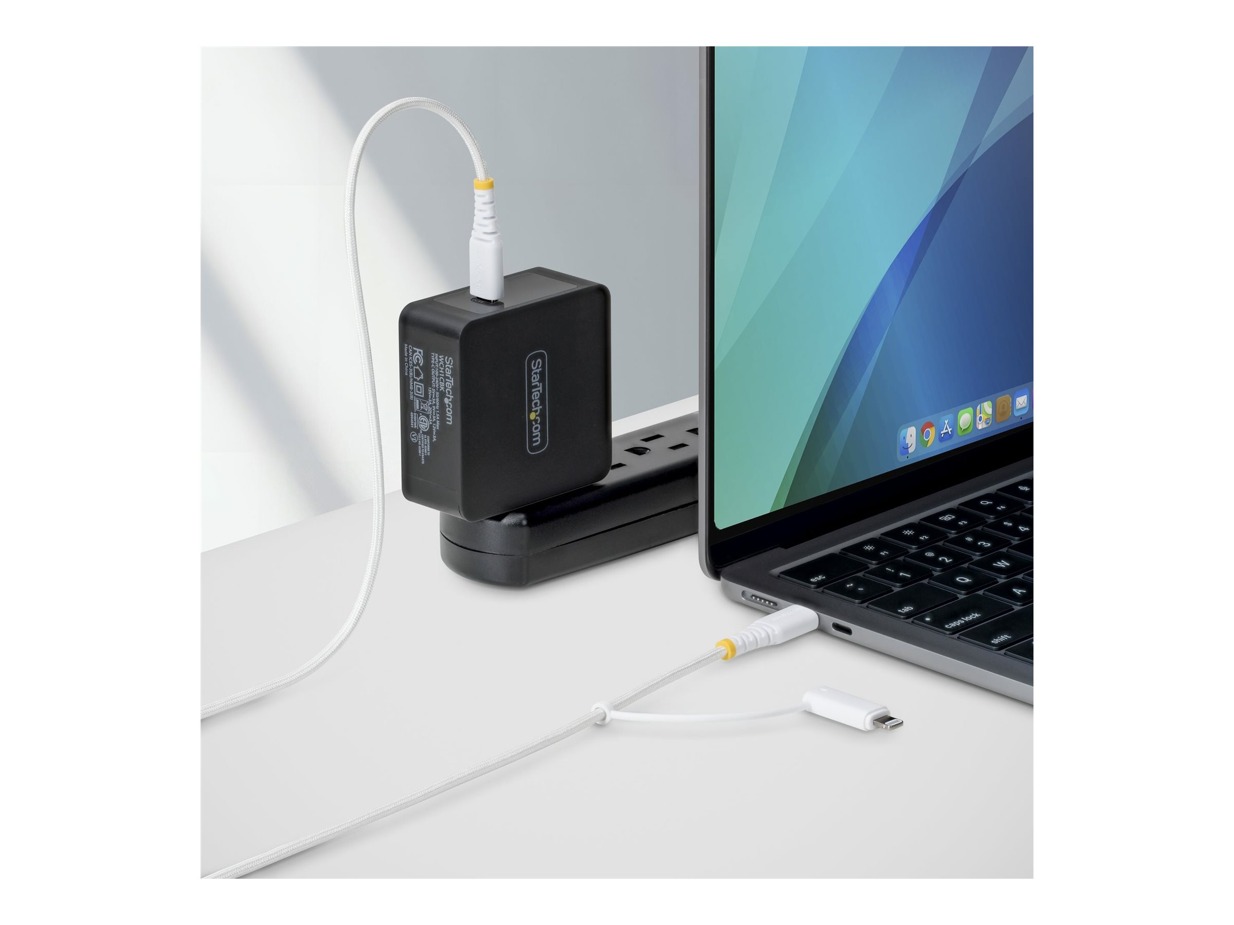STARTECH 2m 6ft 2-in-1 Rugged USB-C