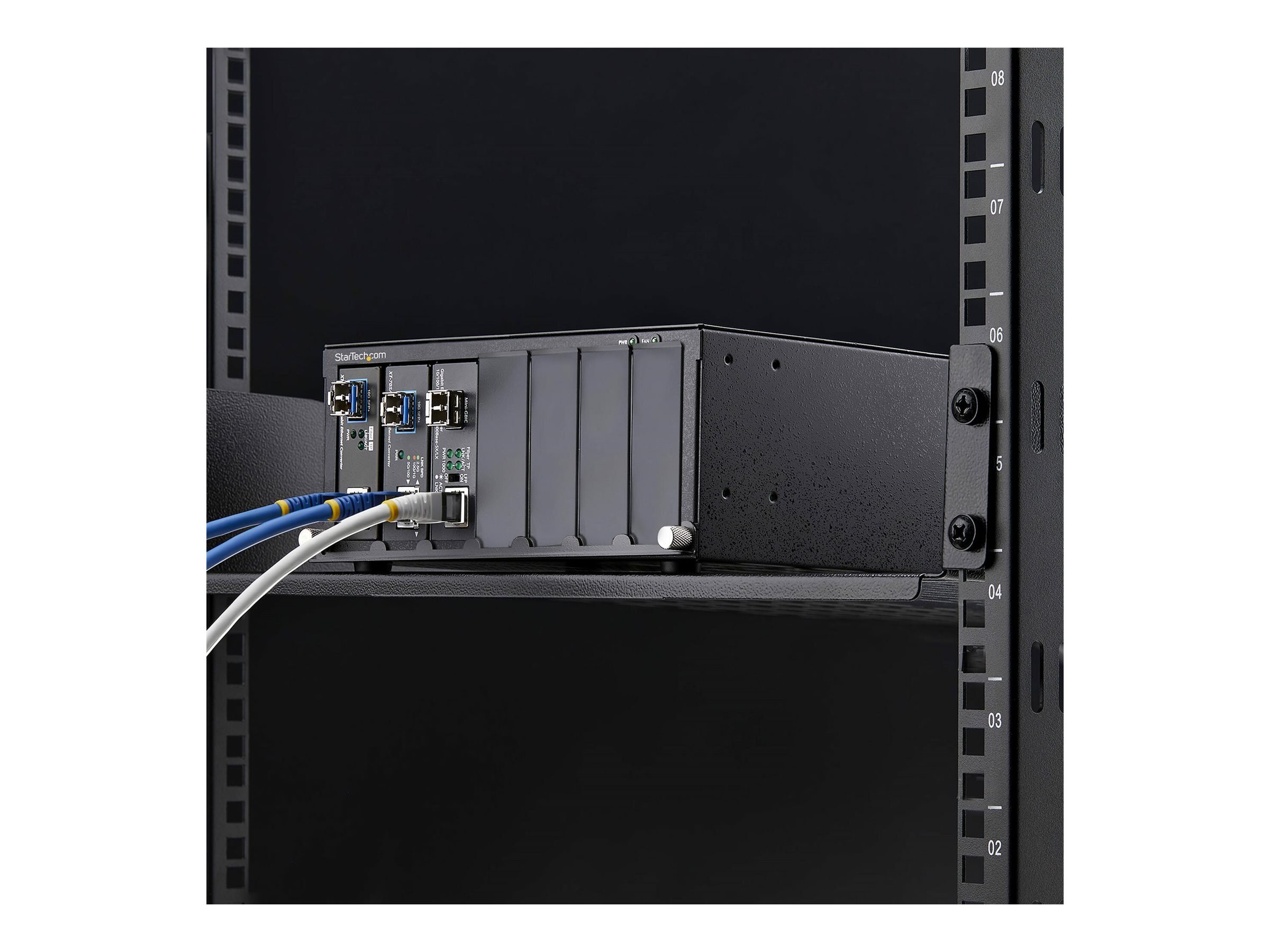 STARTECH 7-Slot Medienkonverter Gehäuse