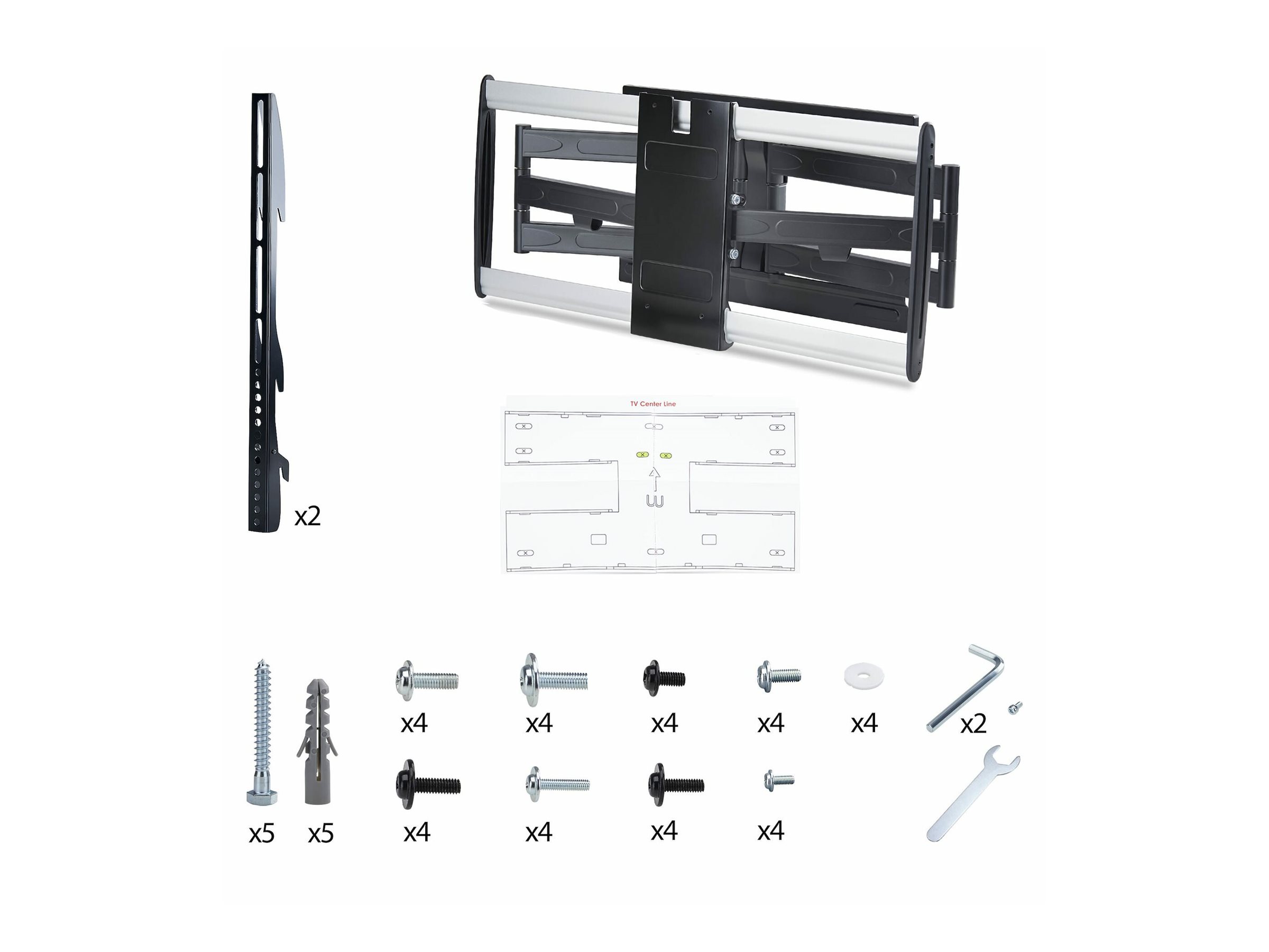 STARTECH Ultraflache TV-Wandhalterung