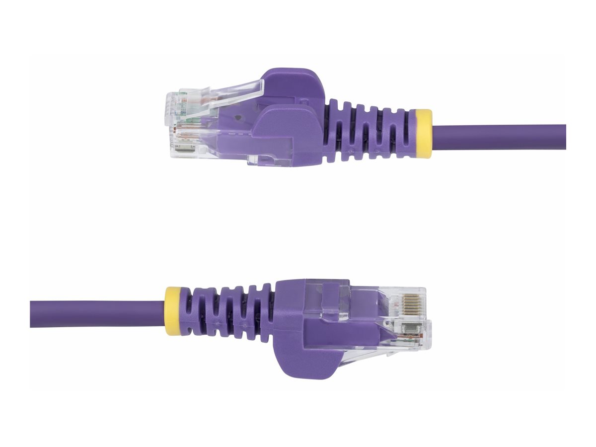 STARTECH 25cm Lila Slim CAT6-Kabel