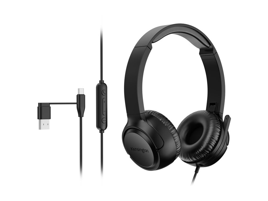 Kensington Headset On-Ear-Headset H950 EQ USB-C/USB-A sw