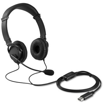 Kensington Classic USB-A Headset mit Mikrofon und Lautstärkeregler
