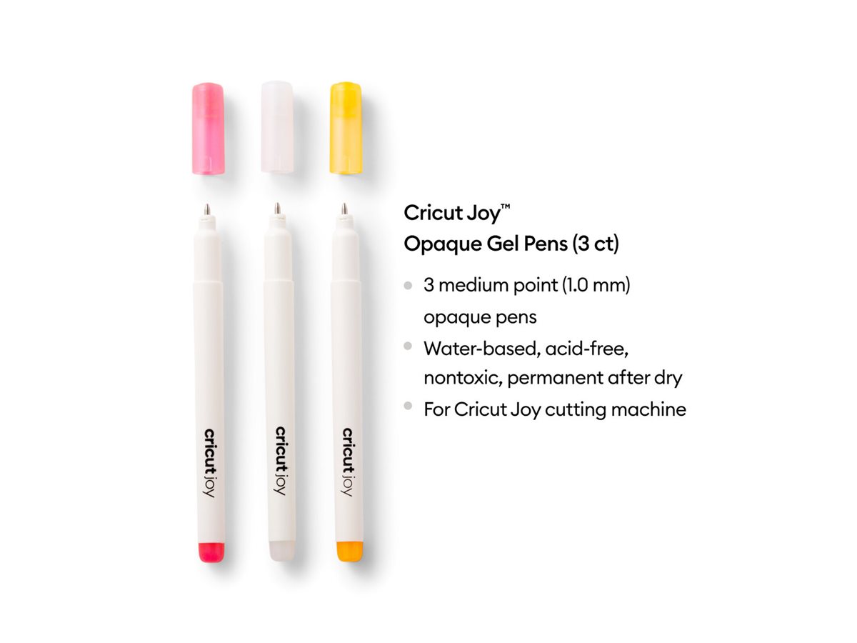 CRICUT Joy Opaque Gel pens 3-pack 10 (P)