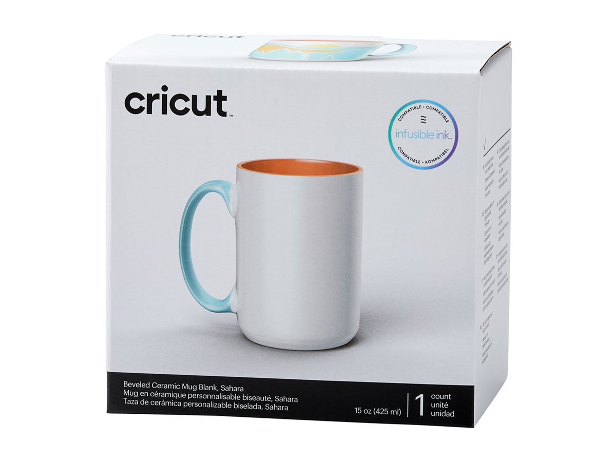 CRICUT mug sahara orange/blue 440ml (P)