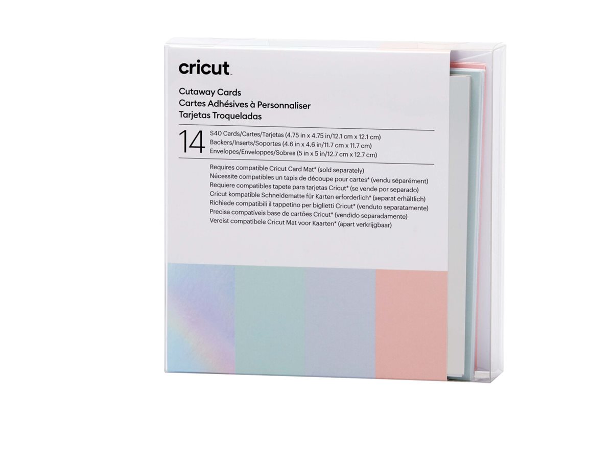 CRICUT Cut-Away Cards Pastel S40 (P)