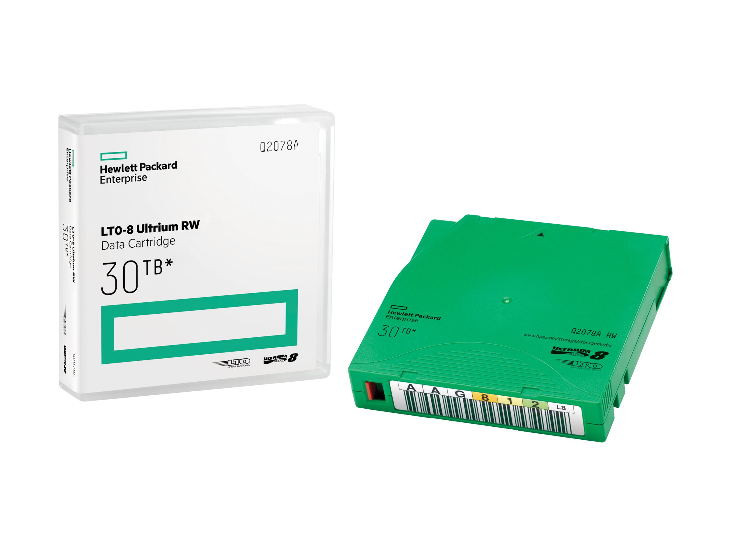 HPE LTO-8 Ultrium 30TB RW Non Custom Lab