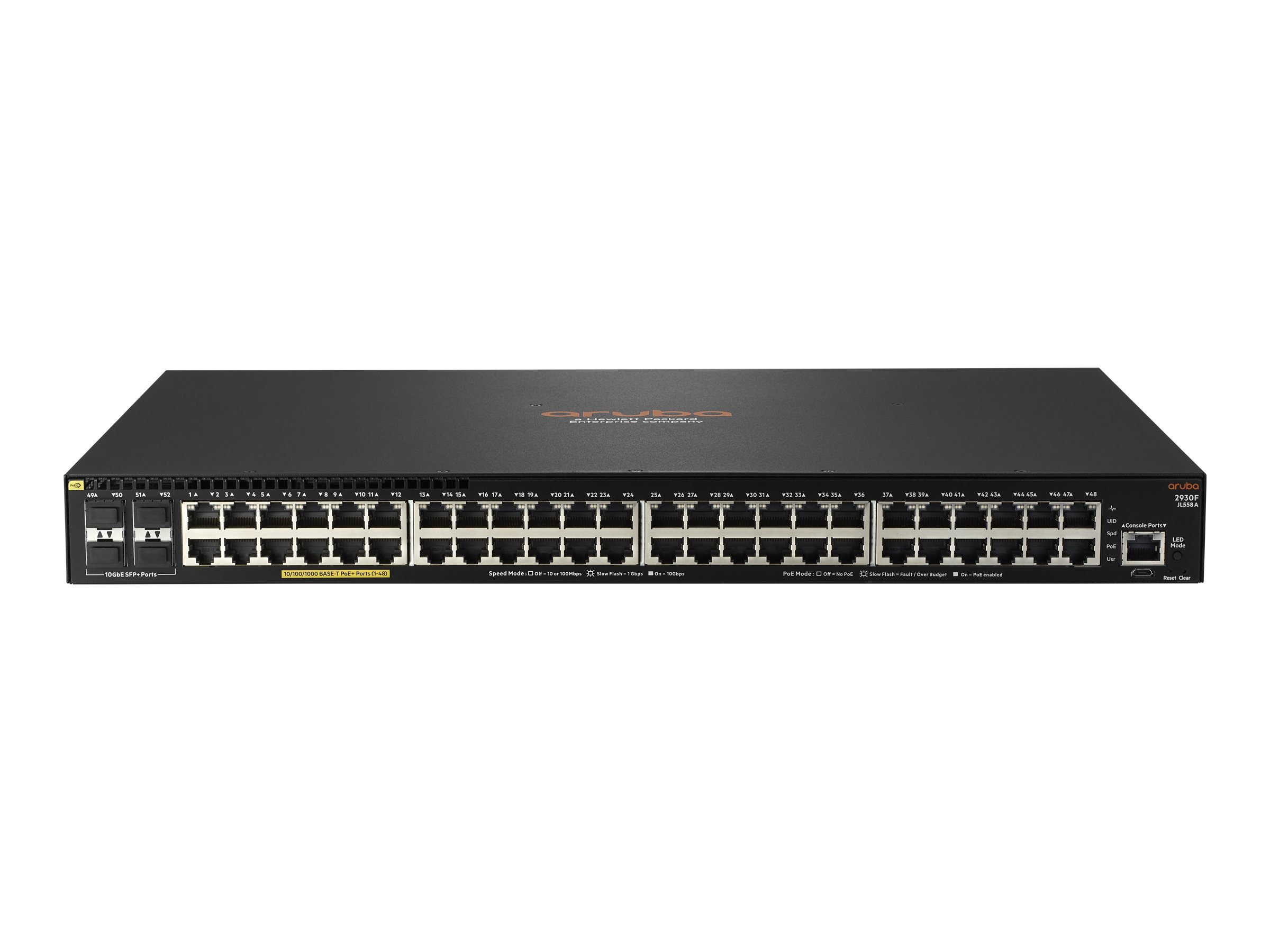 HPE Aruba 2930F 48GPoE+4SFP+740W Swch