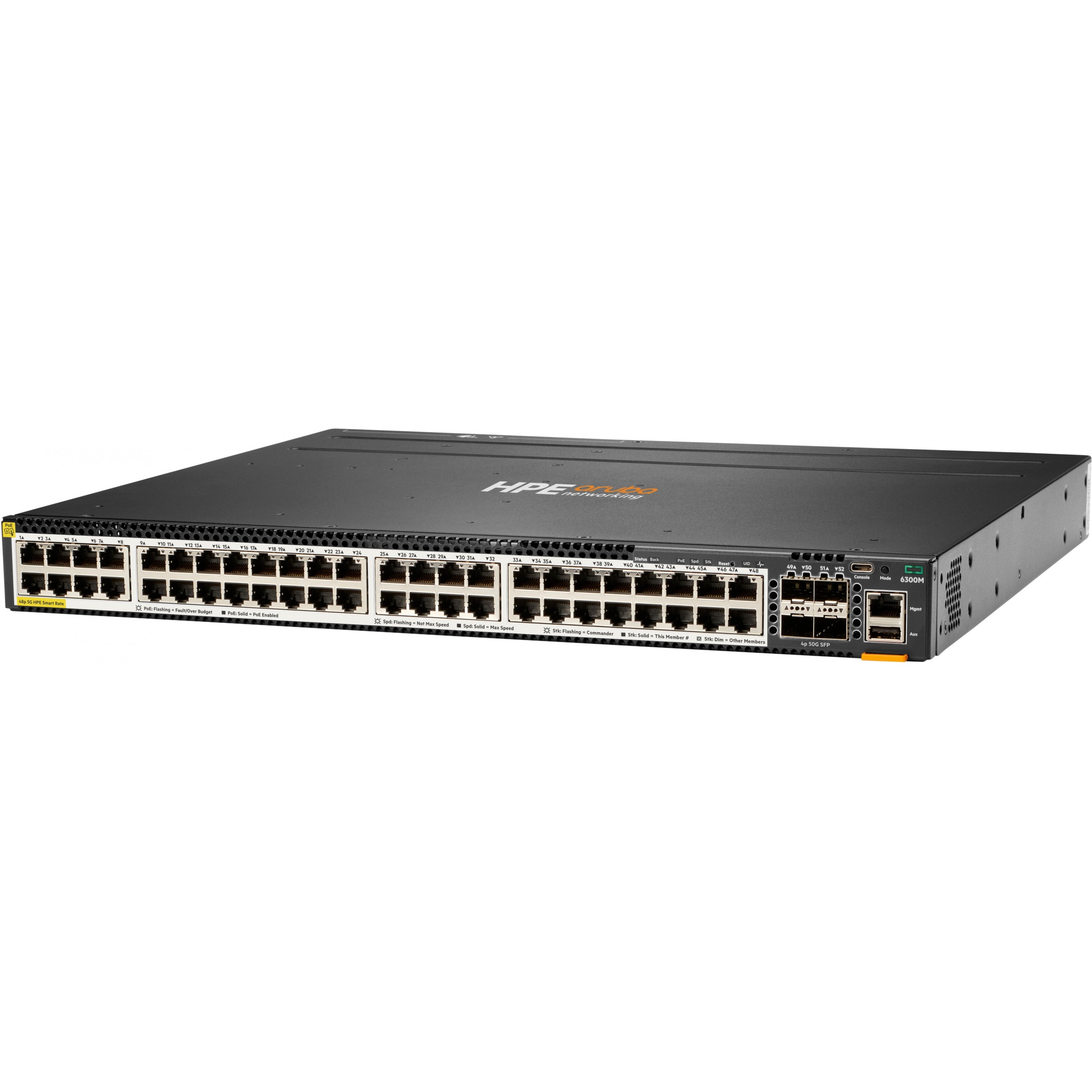 HPE Aruba 6300M 48SR5 CL6 PoE 4SFP56 Swc