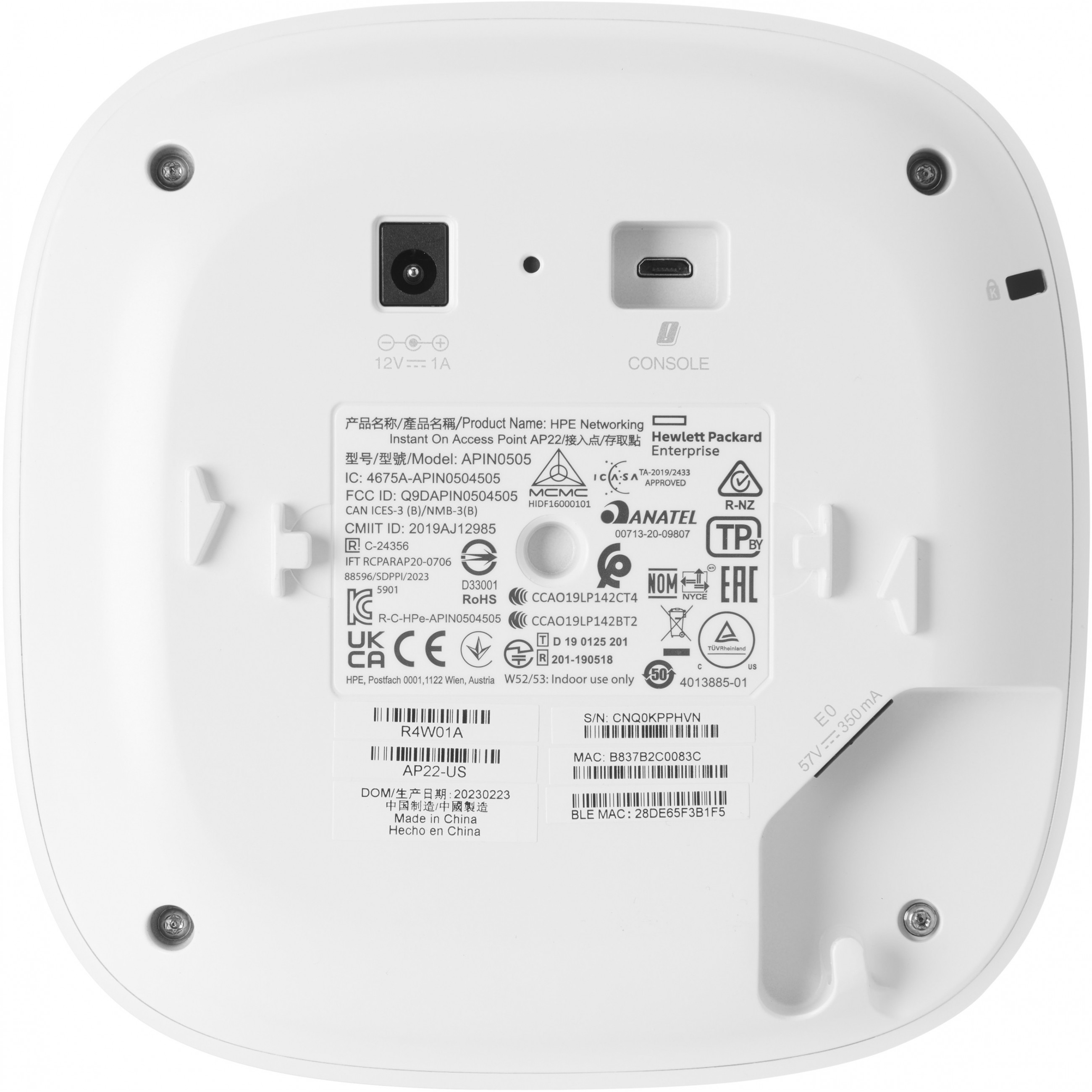 HPE Aruba Instant ON AP22 (RW) - Funkbasisstation
