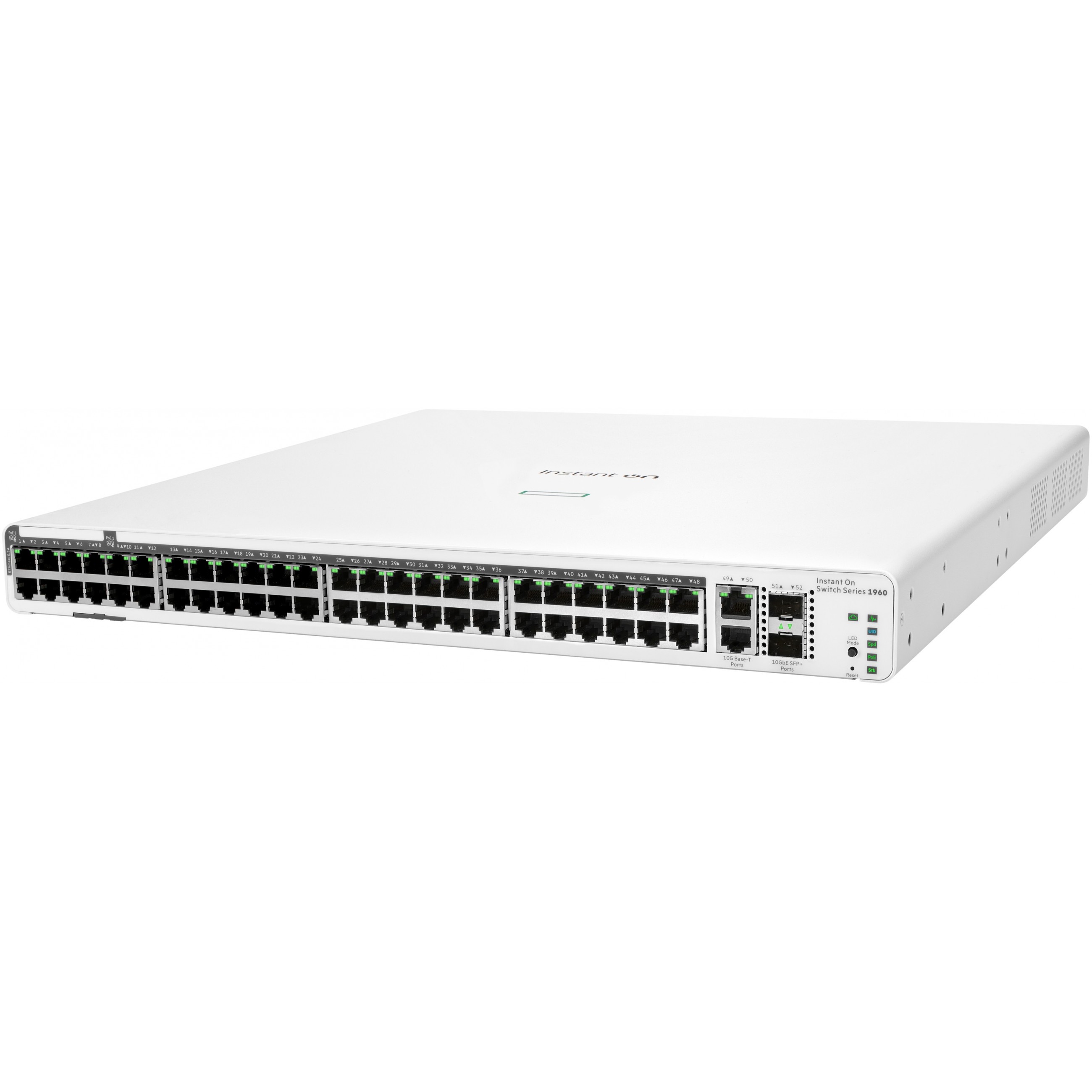 48+4P HP Enterprise Aruba Instant On 1960 RM M 48G 2SFP+ 2XGT PoE (600W) Switch