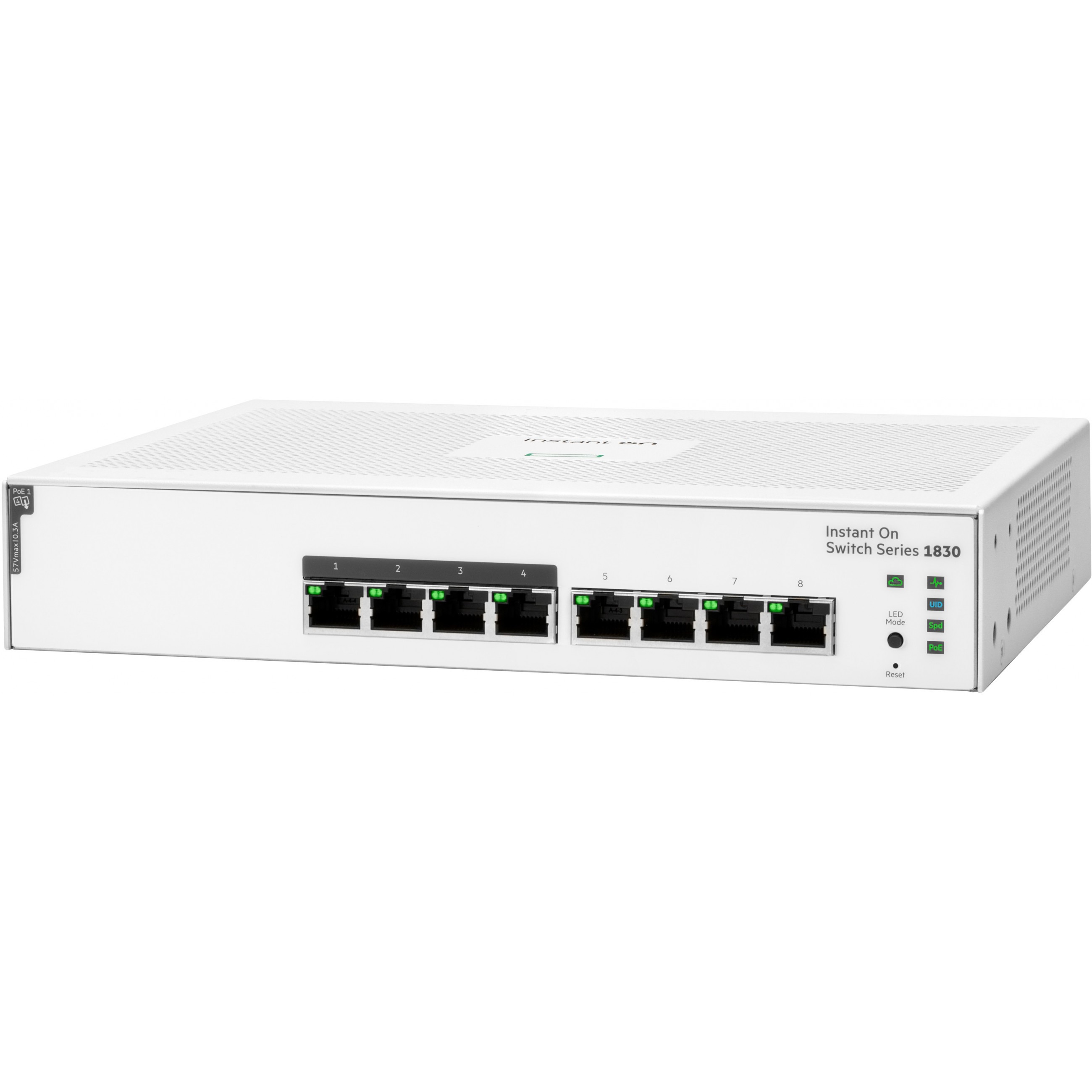8P HP Enterprise Aruba Instant On 1830 8G PoE+ (65W) Switch