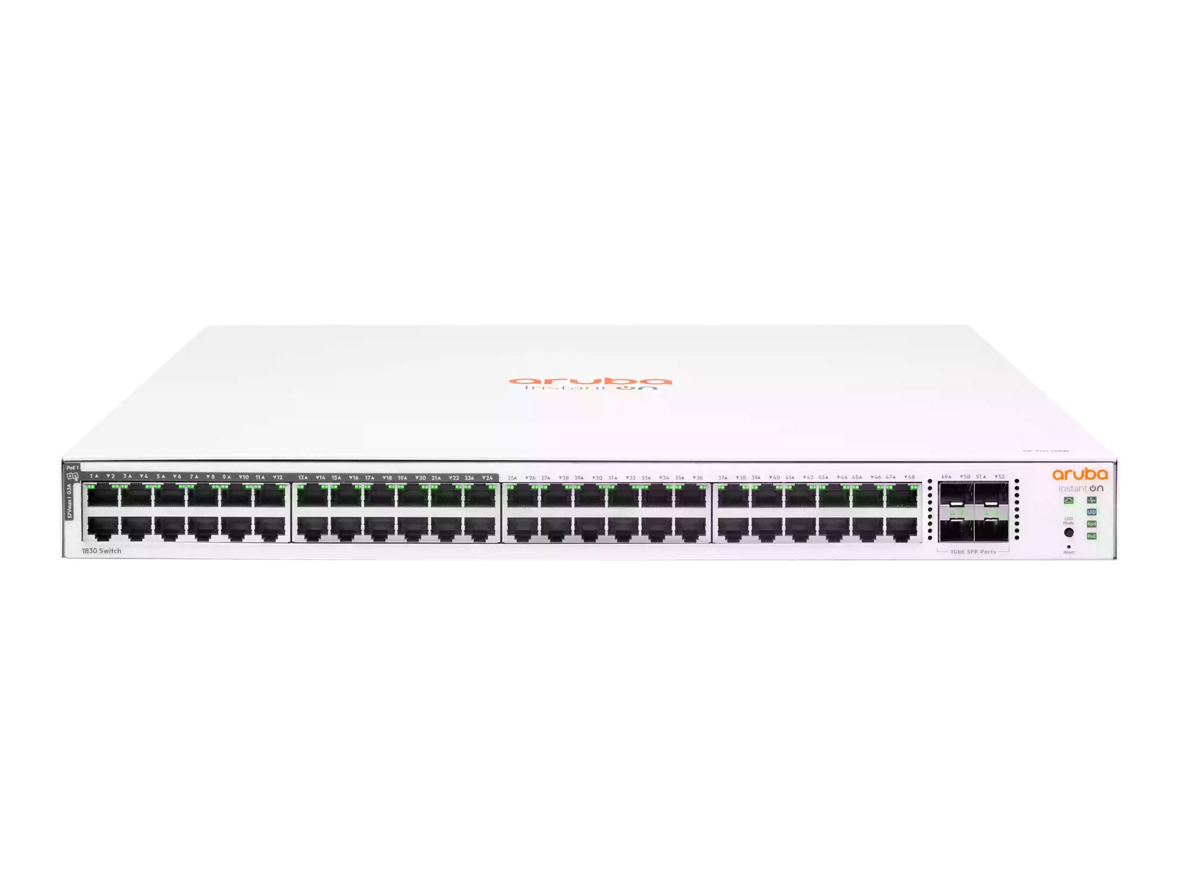 HPE NW ION 1830 48G 24p Cl.4 PoE 4SFP 370W Switch     JL815A