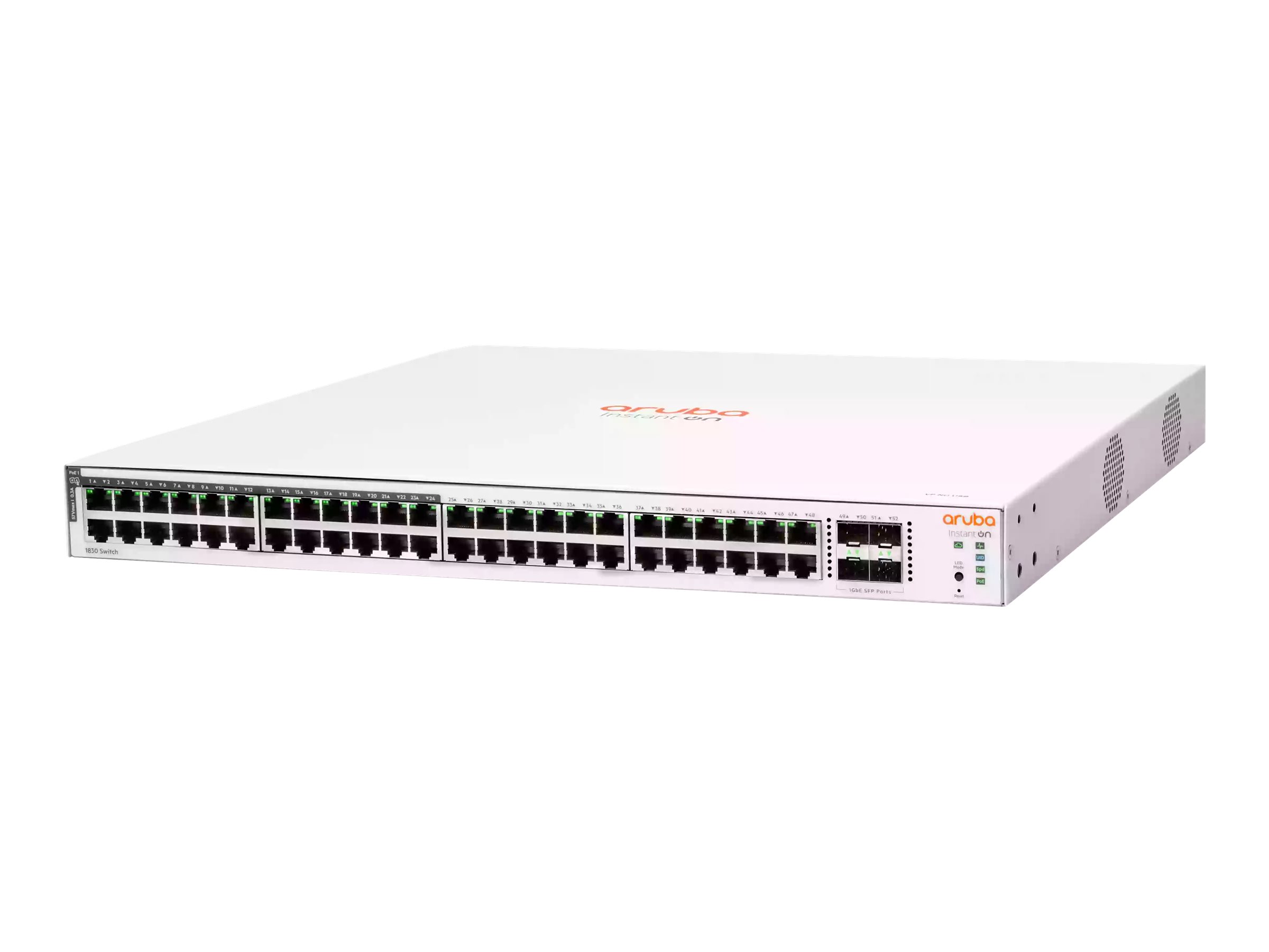 HPE NW ION 1830 48G 24p Cl.4 PoE 4SFP 370W Switch     JL815A
