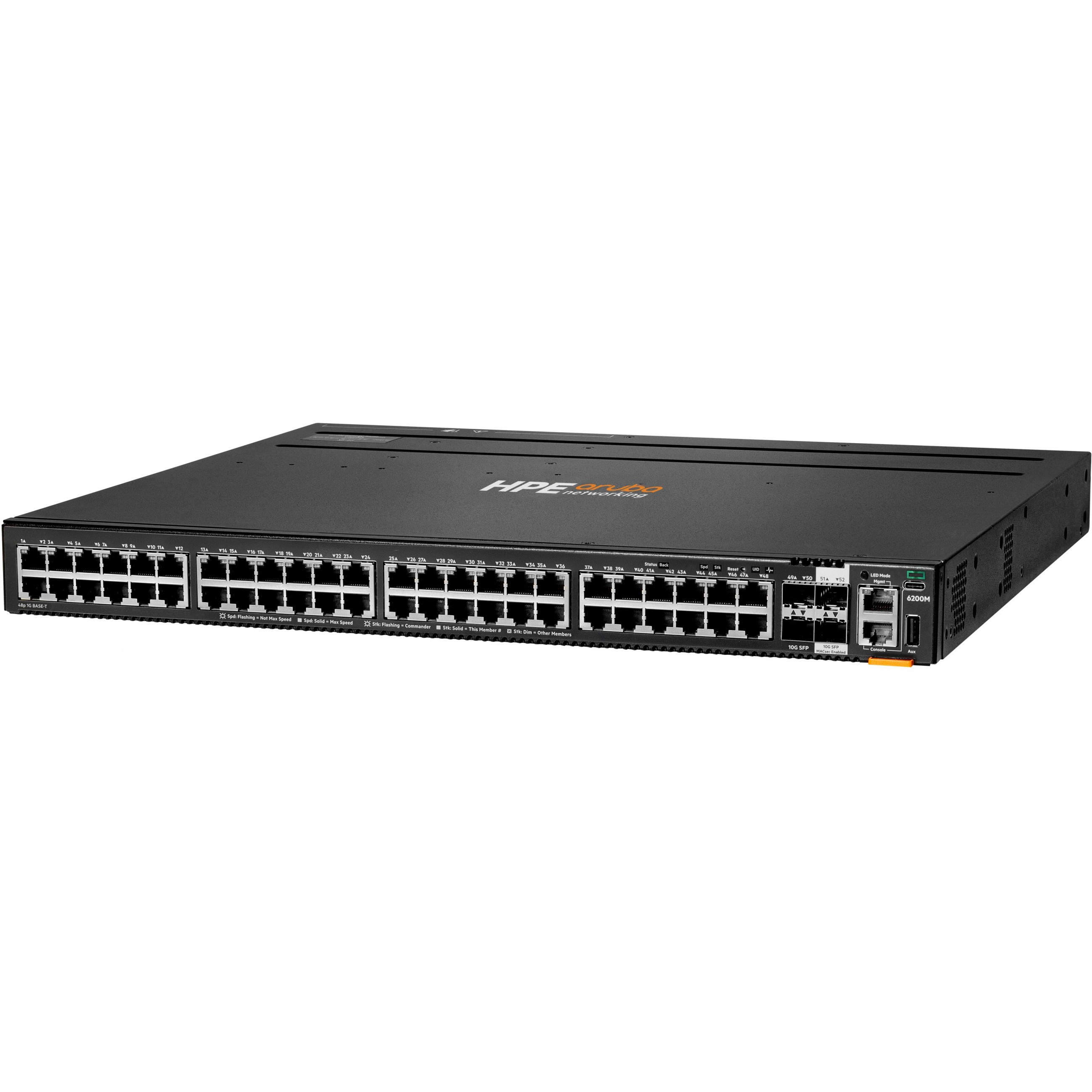 HPE Aruba Networking CX 6200M 48G 4SFP+ Switch
