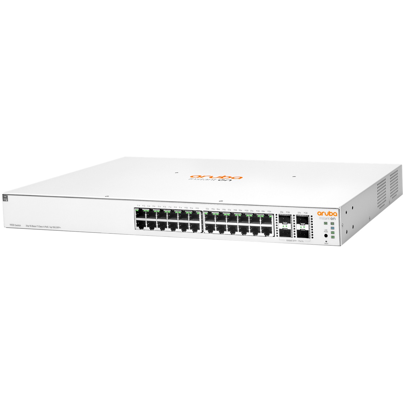 HPE Aruba Networking Instant On 1930 24G Class4 PoE 4SFP/SFP+ 370W