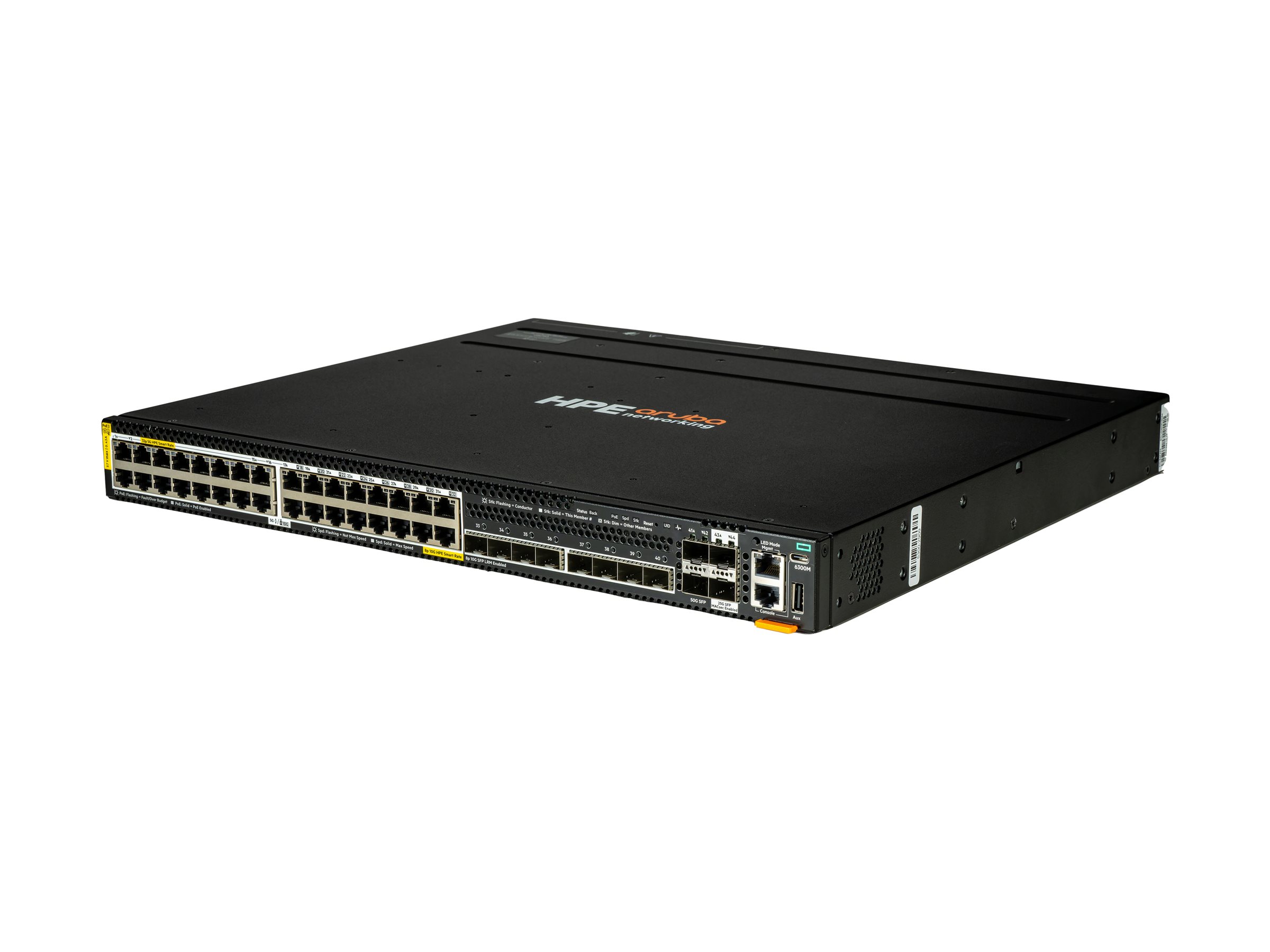 HPE ANW 6300M 32SR5 8P 2L 2Y Msec Sw
