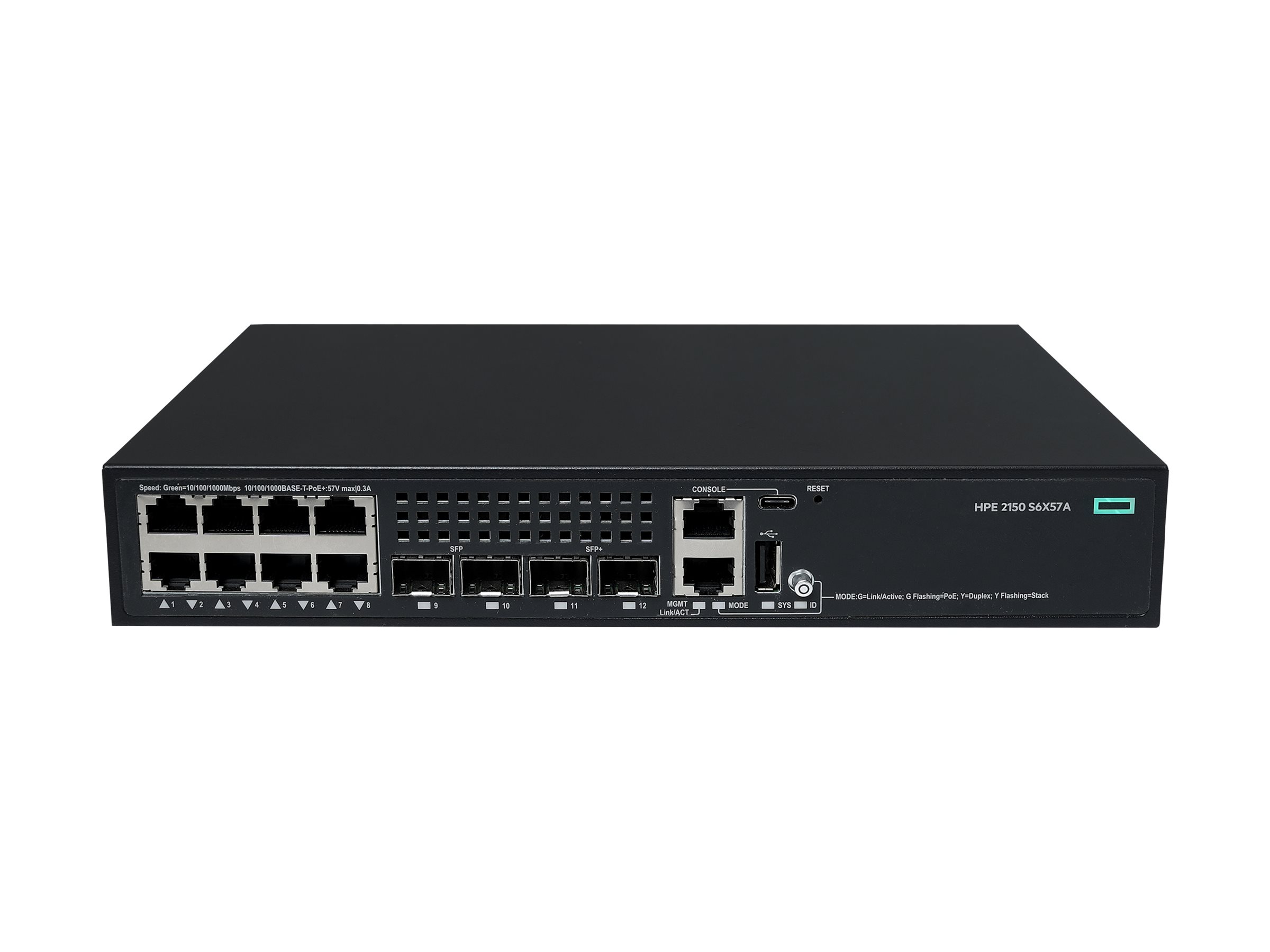 HPE NW CW 2150 8G PoE+ 2F 2P Sw EUen
