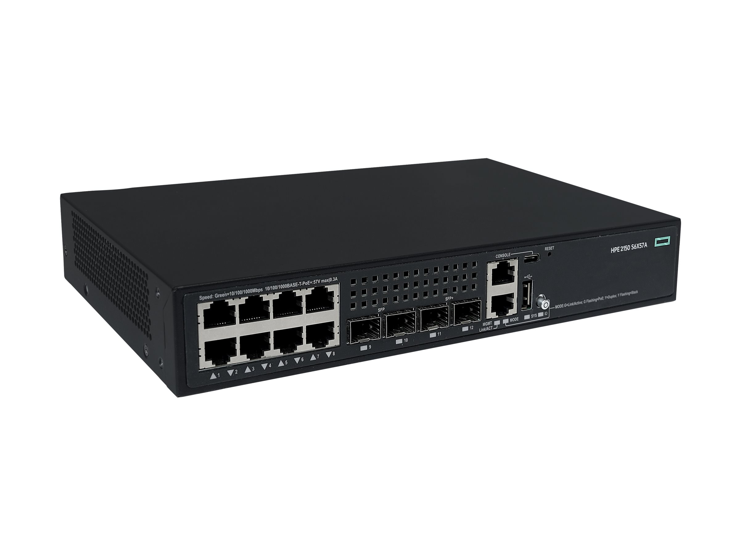 HPE NW CW 2150 8G PoE+ 2F 2P Sw EUen