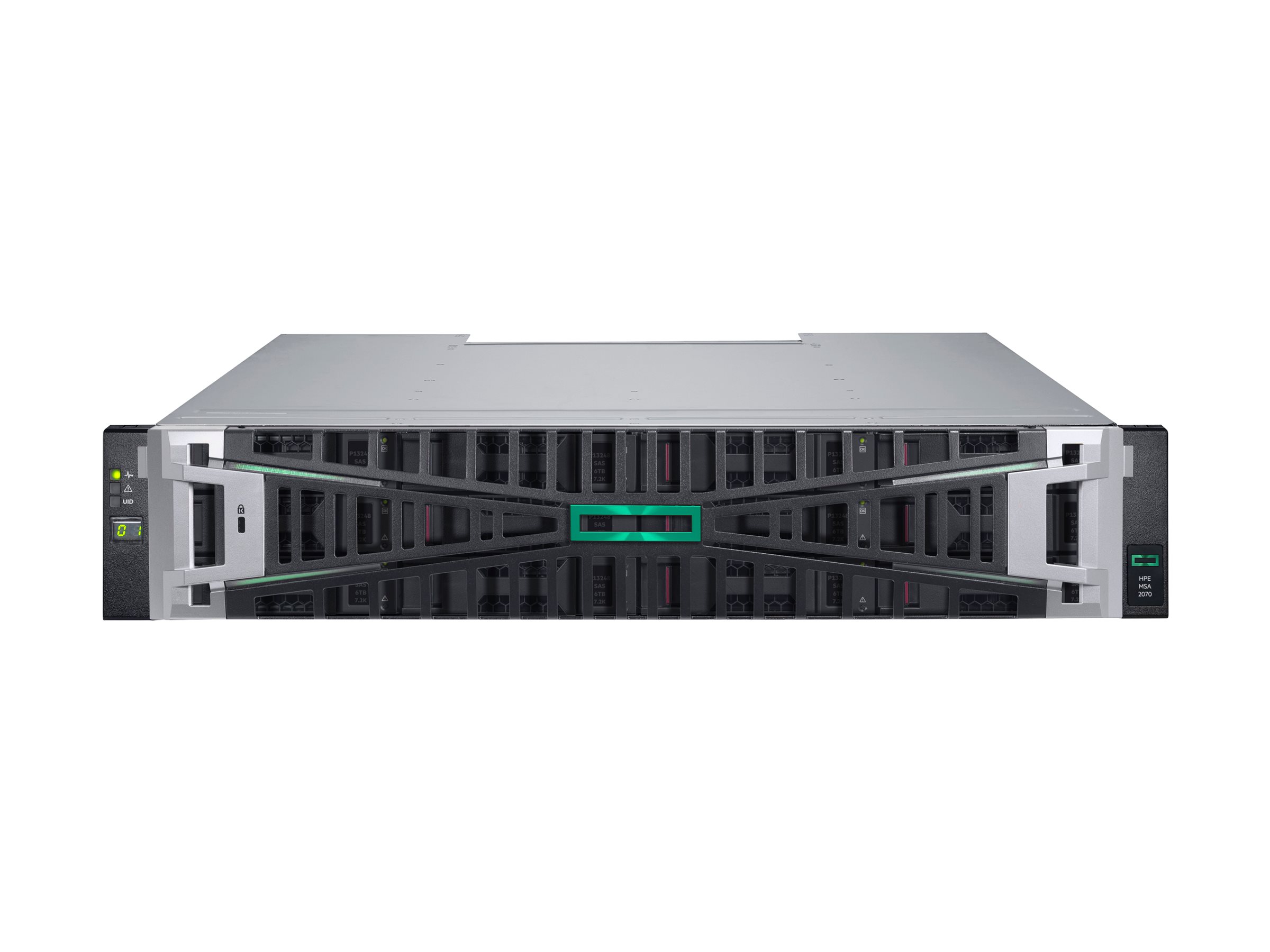 HPE MSA 2070 LFF 2x32Gb FC 4-port Controller Storage Array disk array