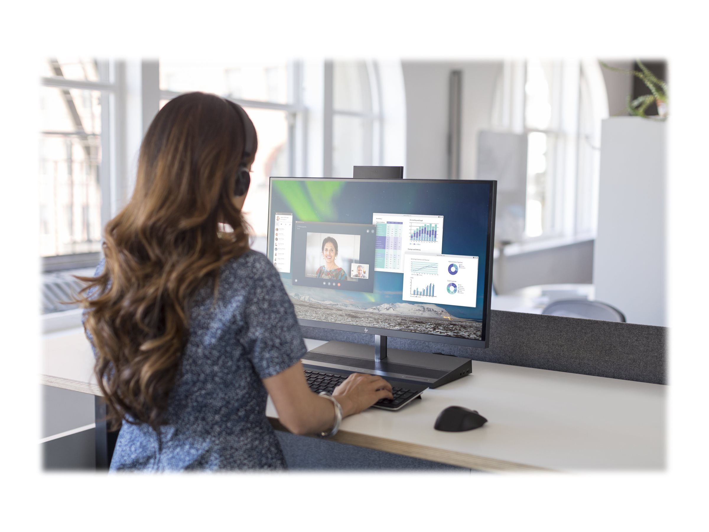 HP Maus Wireless Premium 3 Tasten drahtlos schwarz