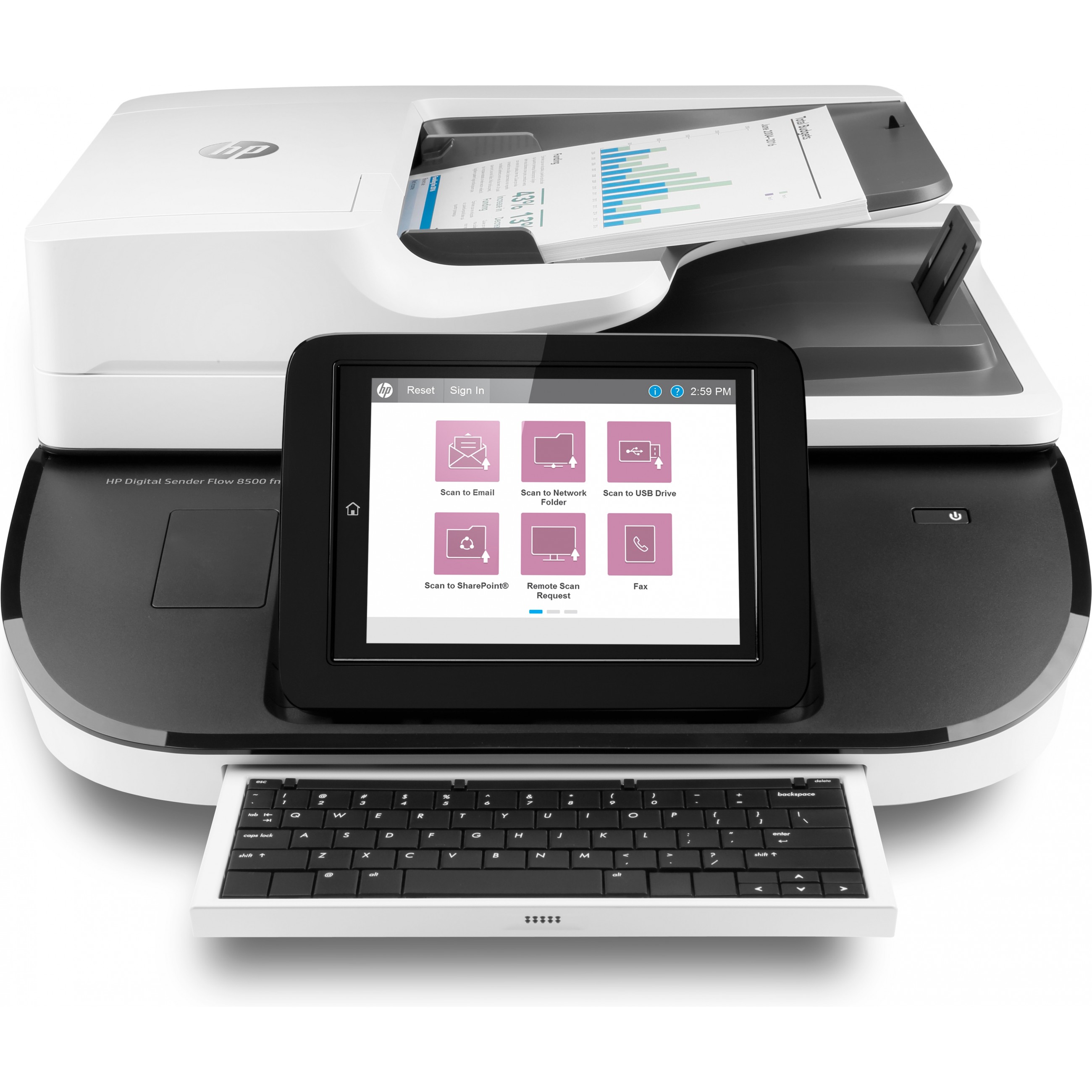 HP Digital Sender Flow 8500 Fn2 Scanner