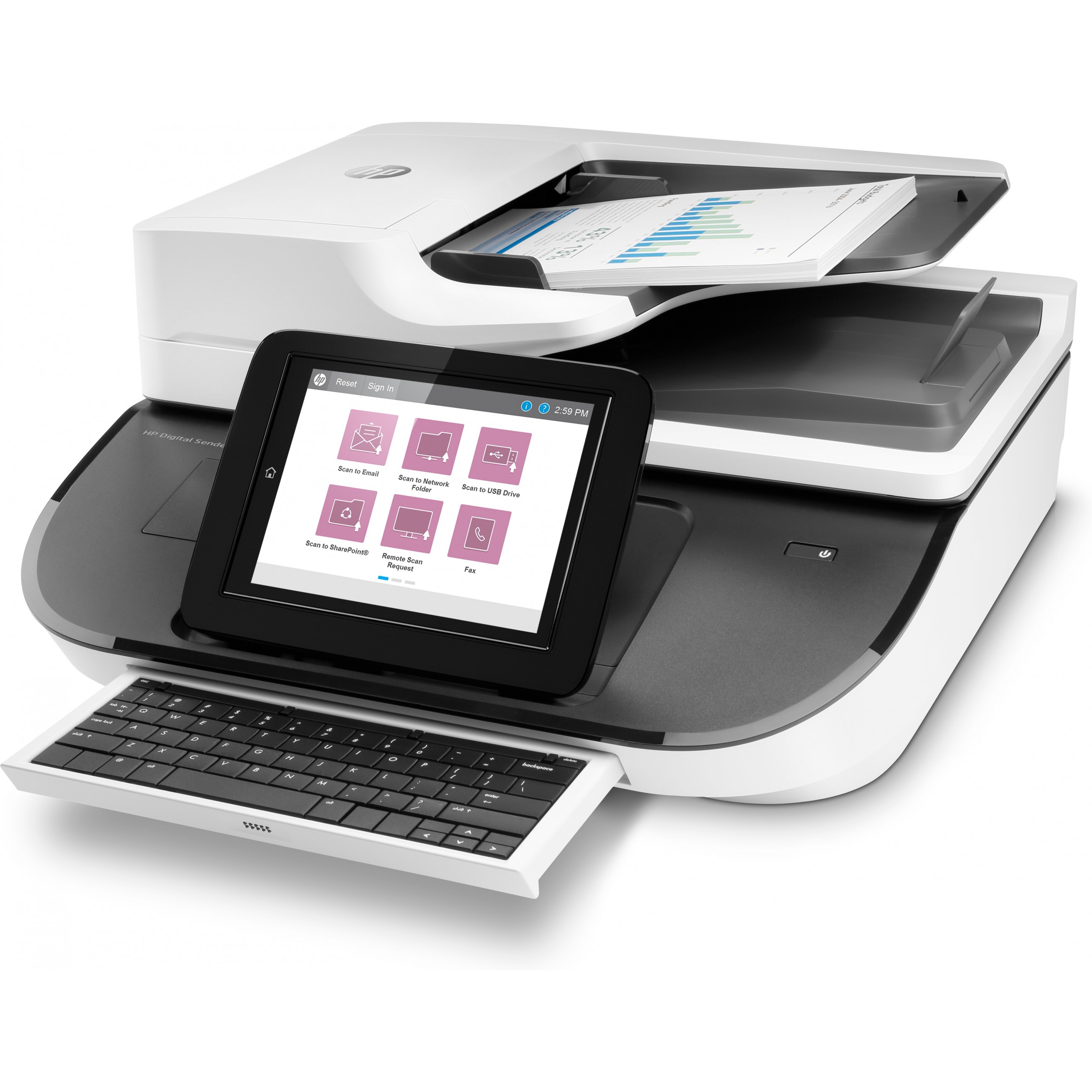 HP Digital Sender Flow 8500 Fn2 Scanner