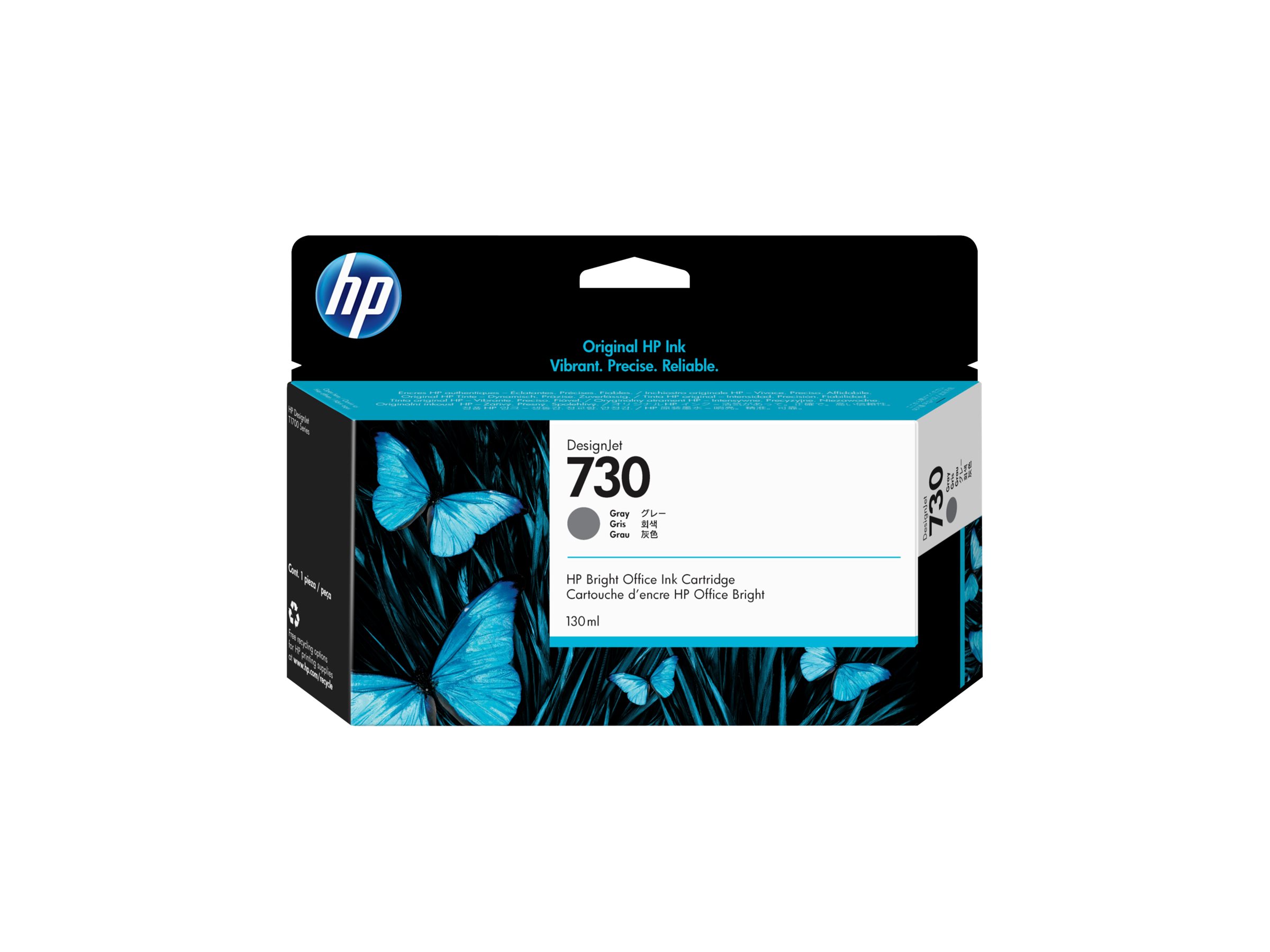 HP 730 130 ml Tinte Grau