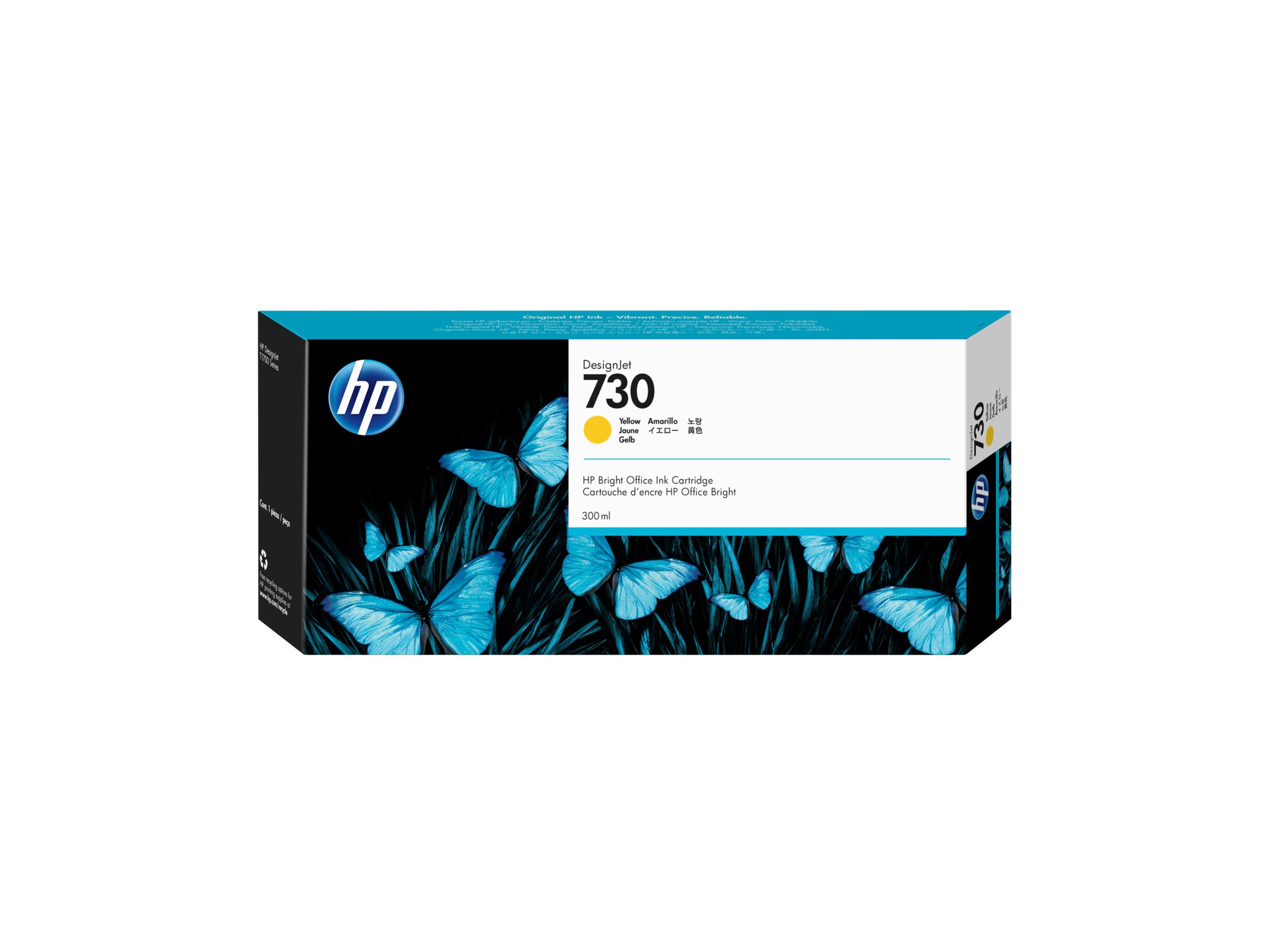 HP 730      Gelb                Tintenpatrone 300ml