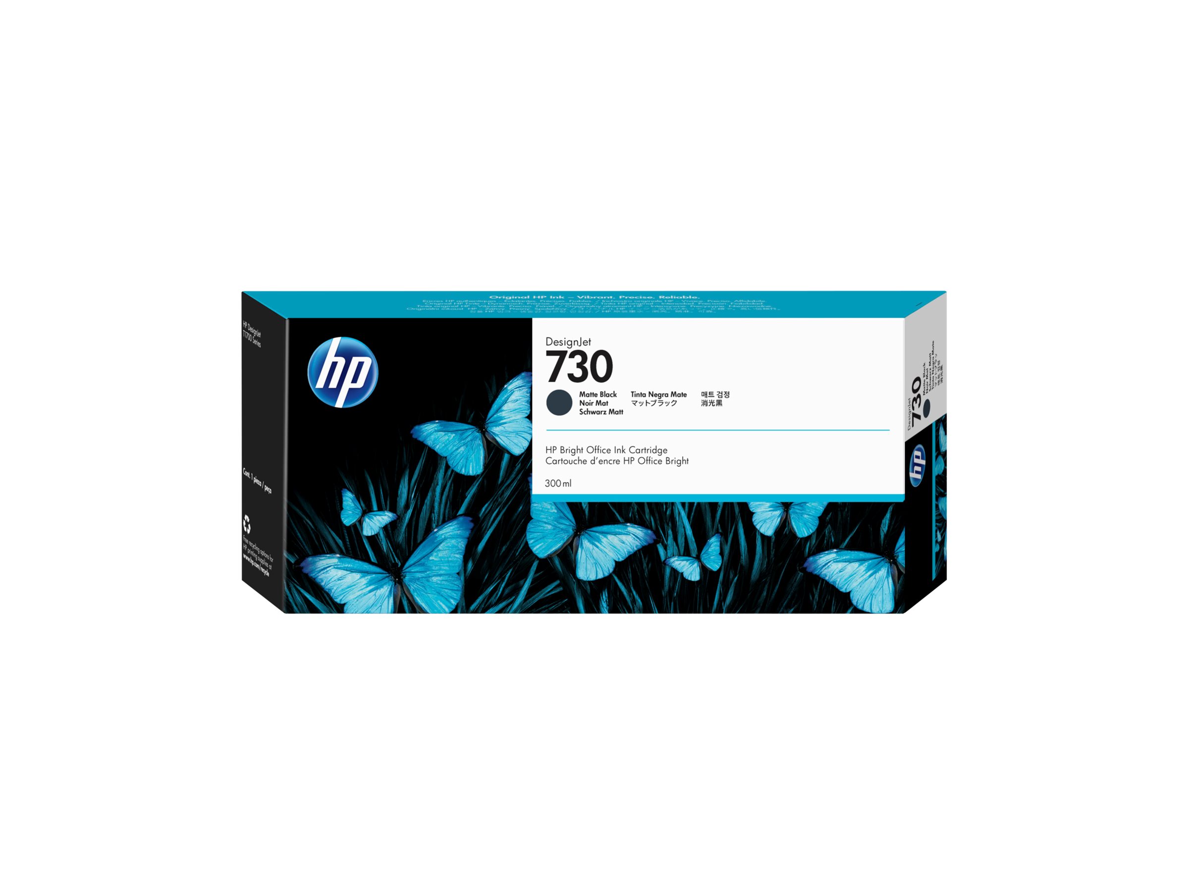 HP 730 300-ml Matte Black DesignJet Ink Cartridge print head