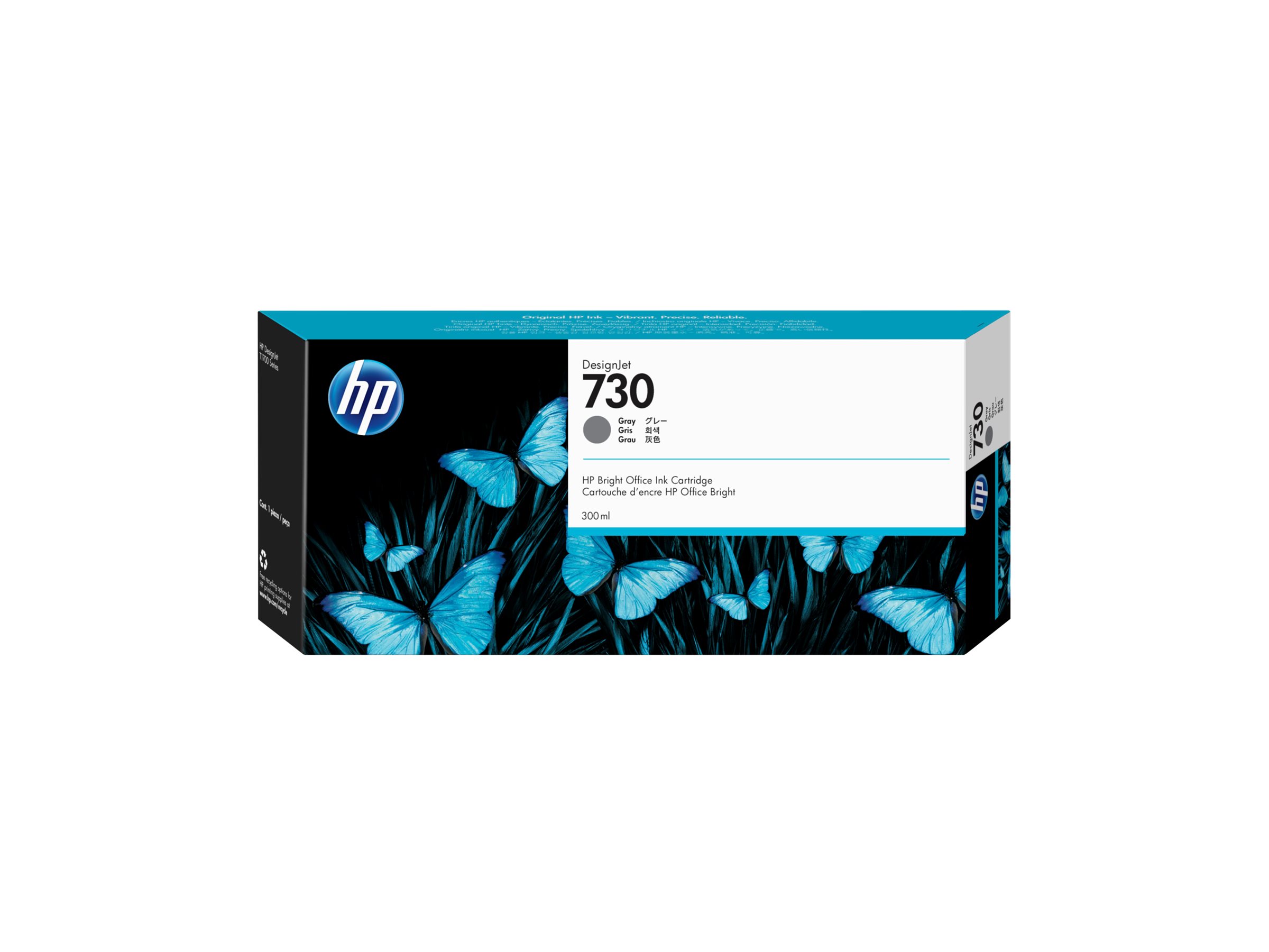 HP 730 300 ml Tinte Grau