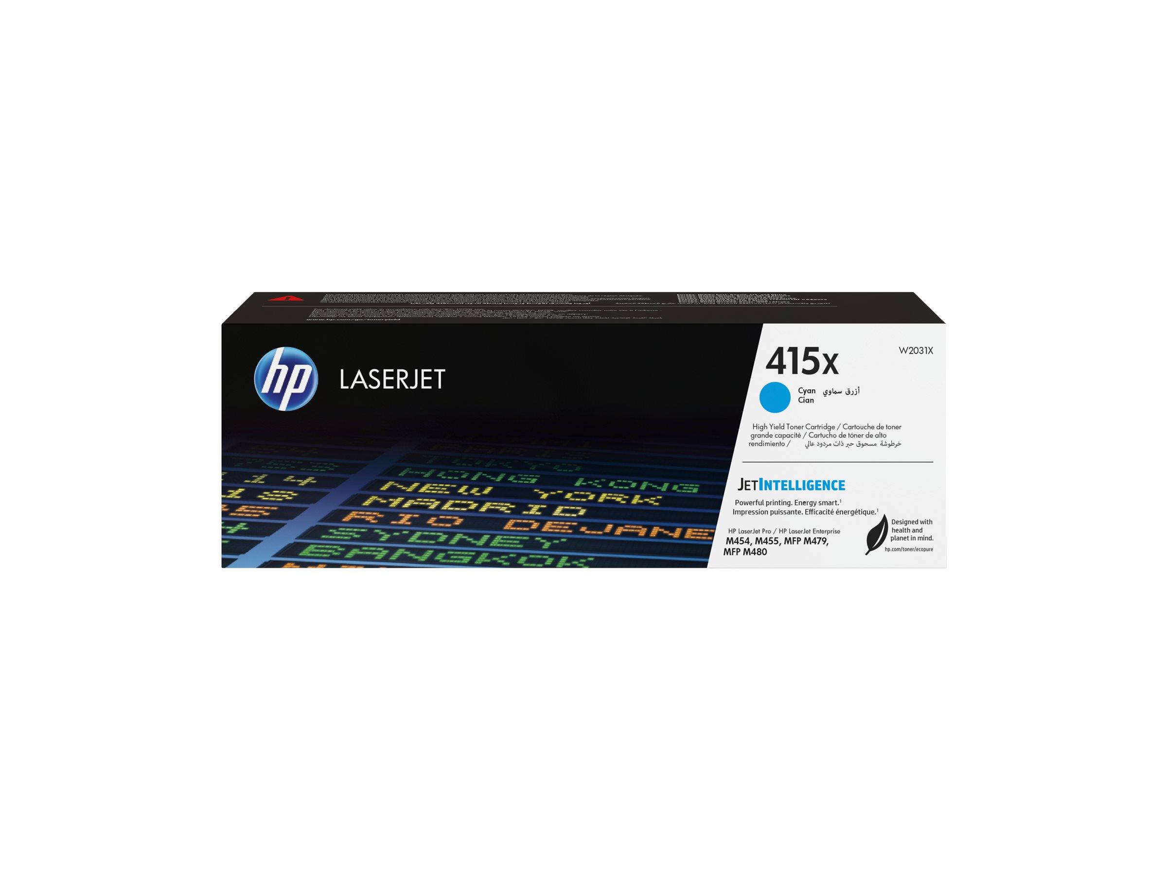 HP 415X High Yield Cyan Original LaserJet toner cartridge