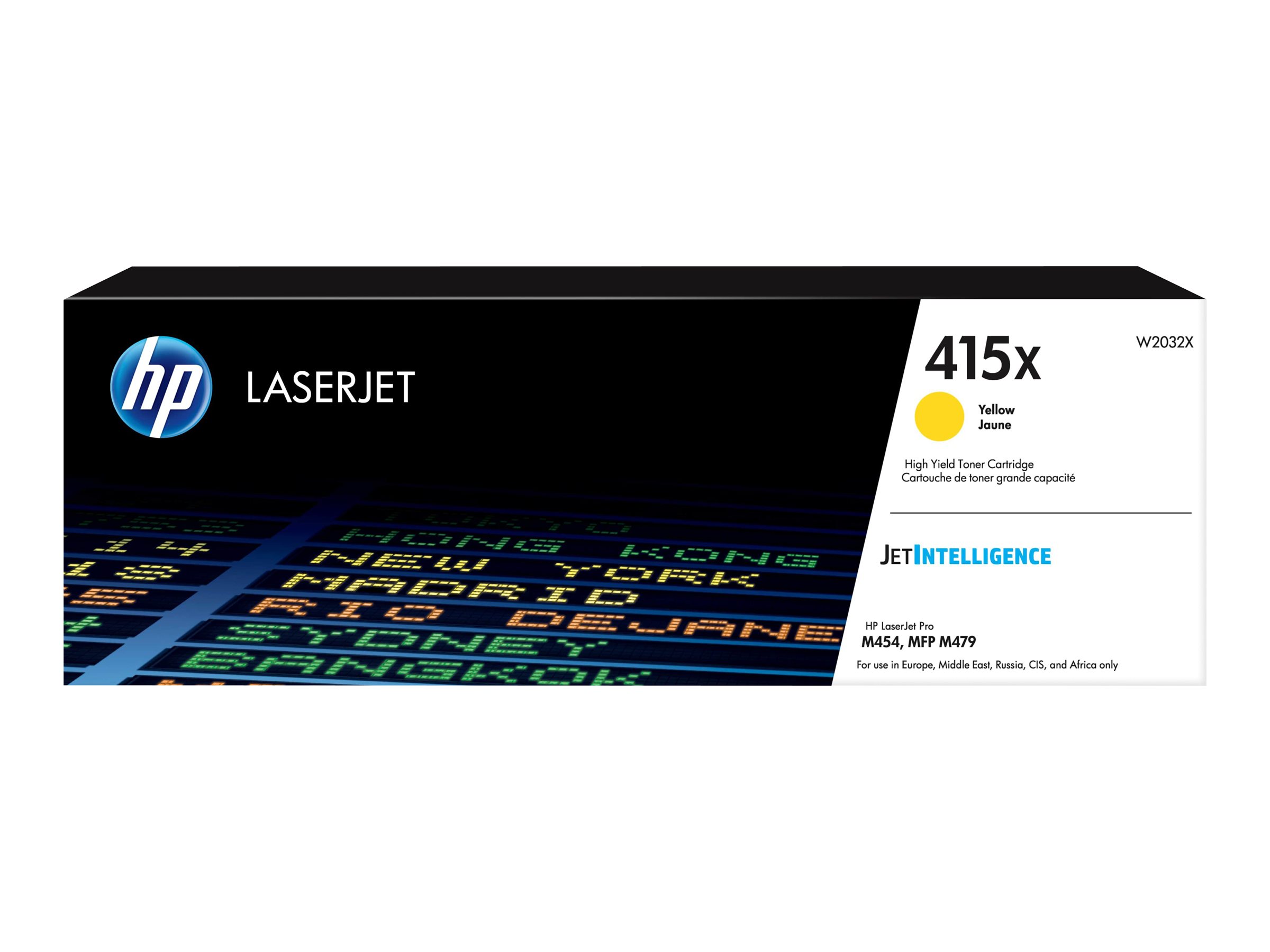 HP 415X High Yield Yellow Original LaserJet toner cartridge