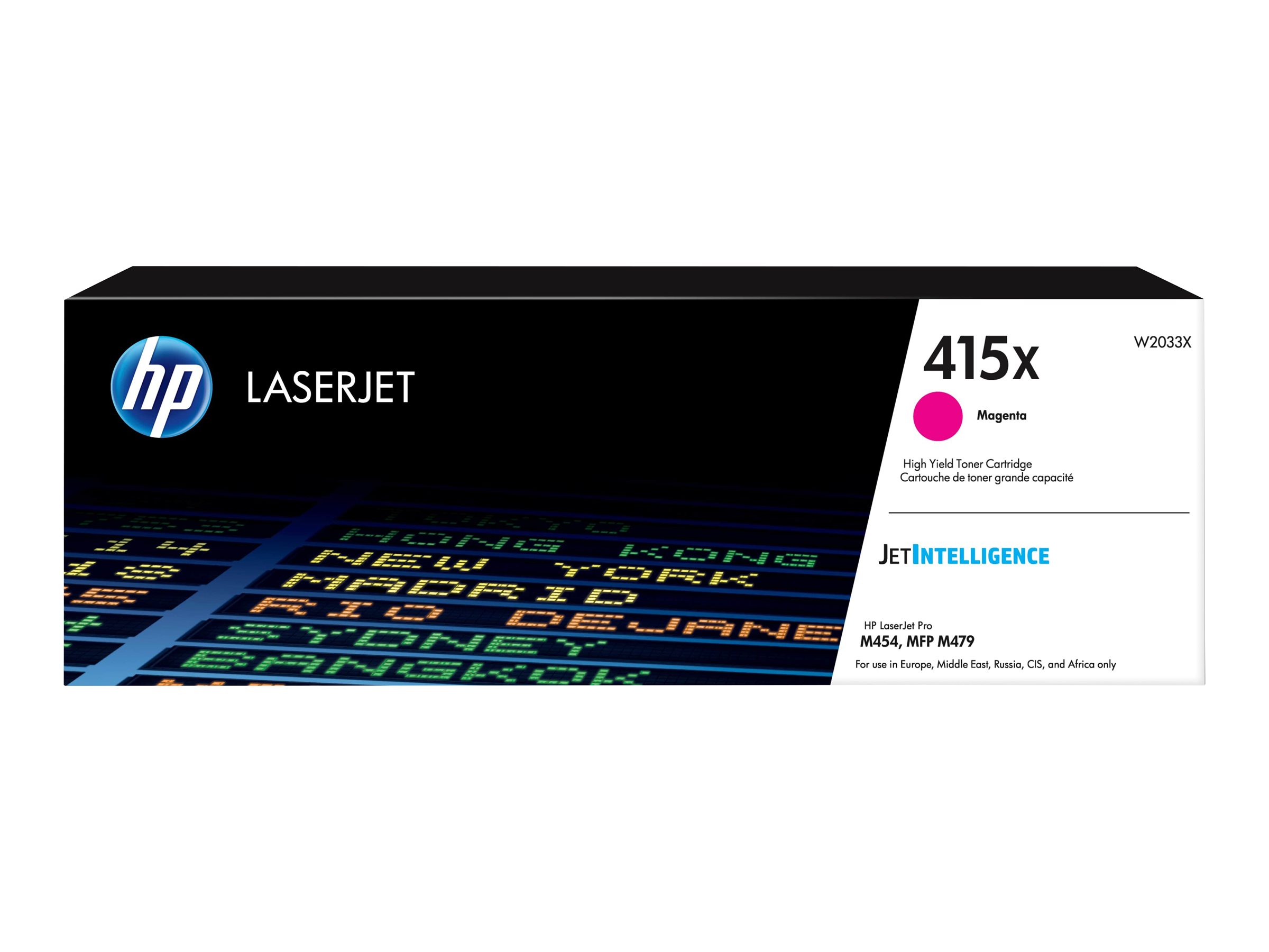 HP 415X High Yield Magenta Original LaserJet toner cartridge