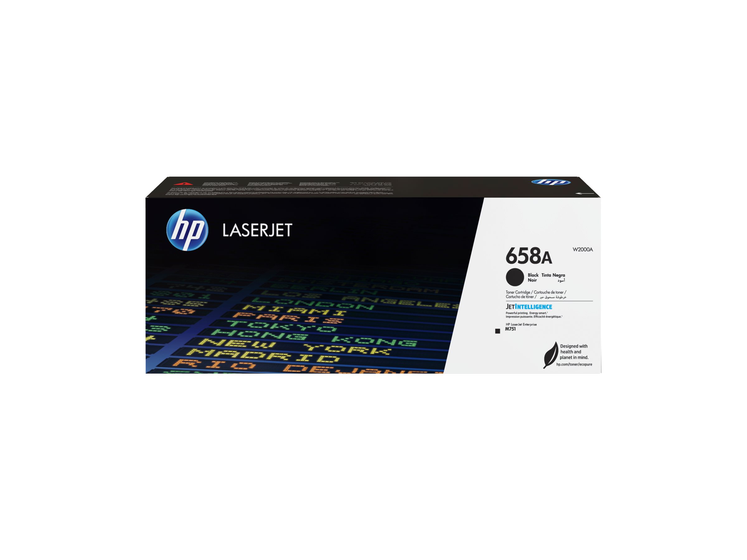 HP 658A Black LaserJet Toner Cartridge