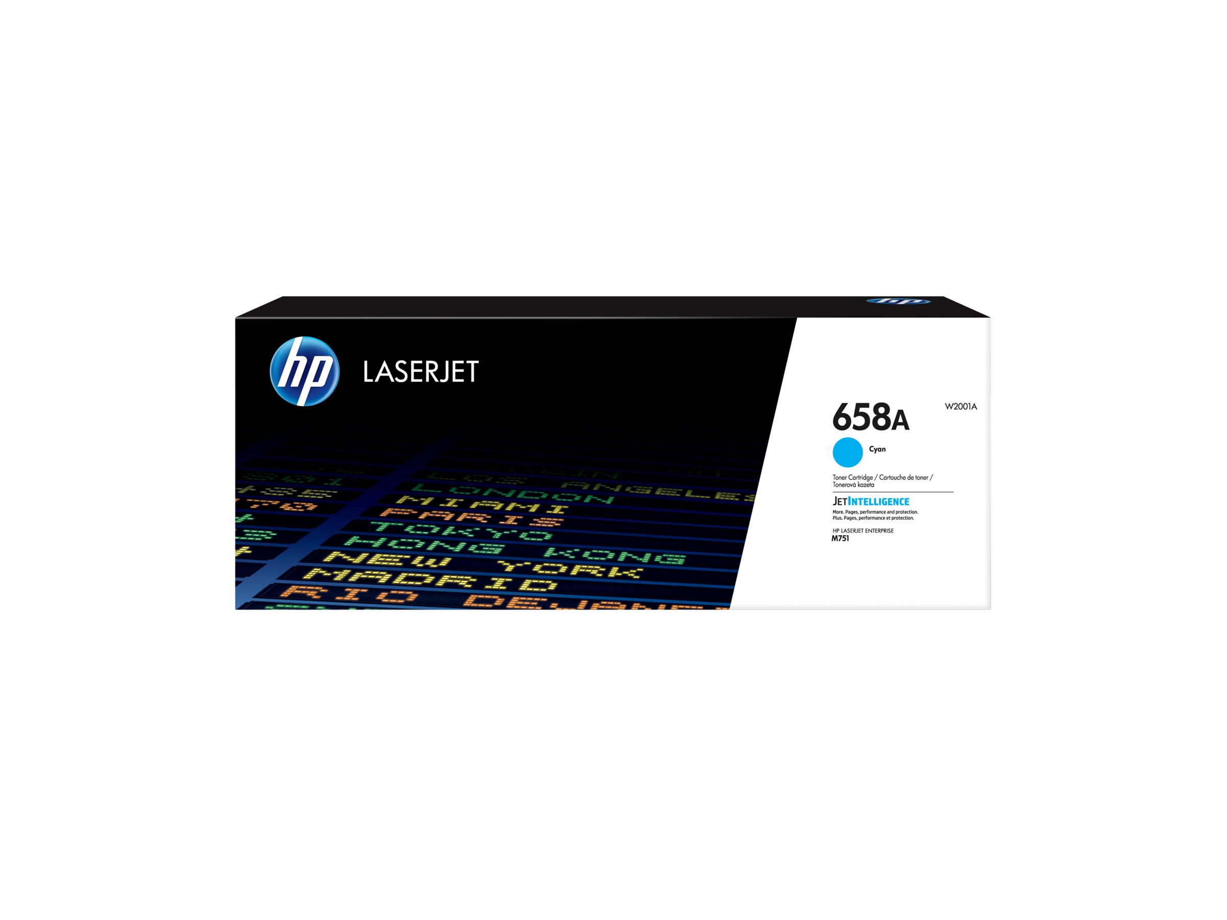 HP 658A Cyan Original LaserJet Tonerkartusche