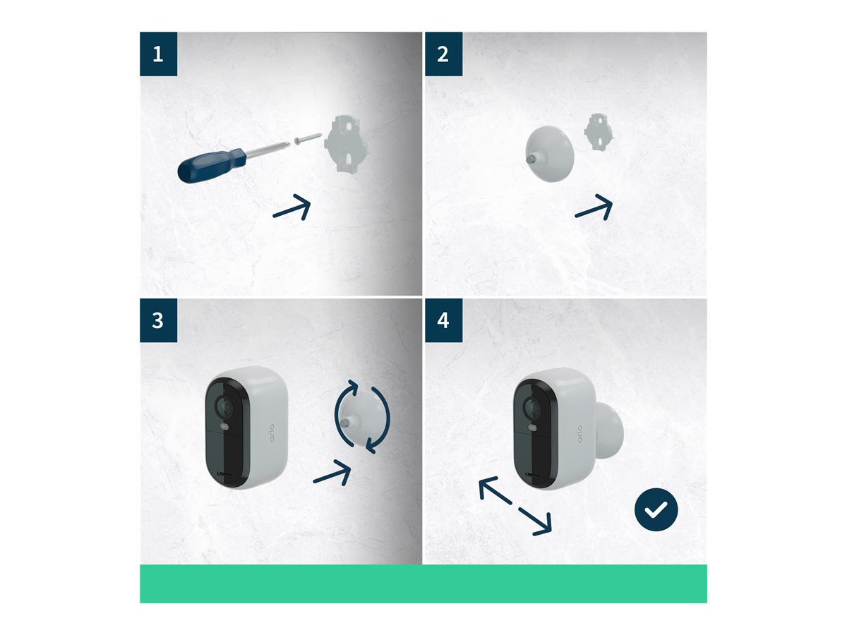 ARLO ESSENTIAL 2 2K Outdoor Camera 3pck
