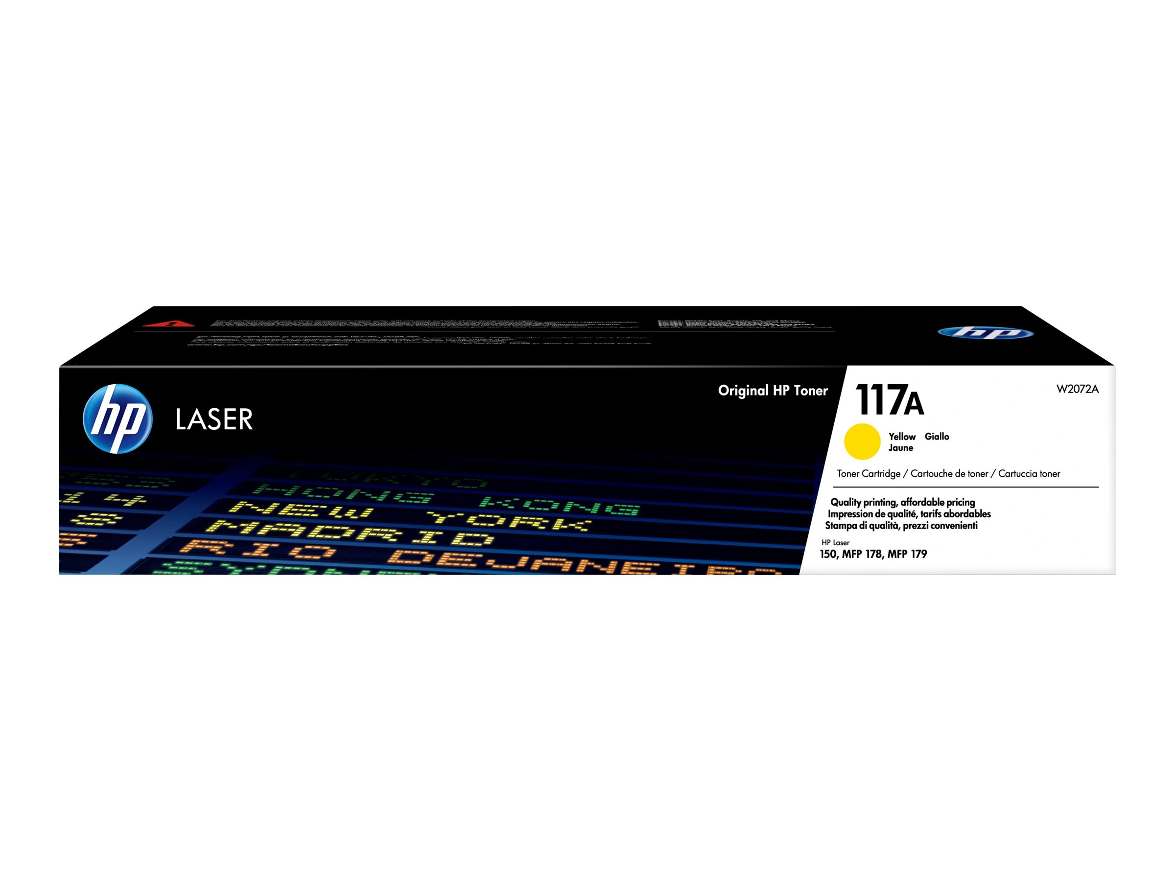 HP Toner 117A W2072A Gelb