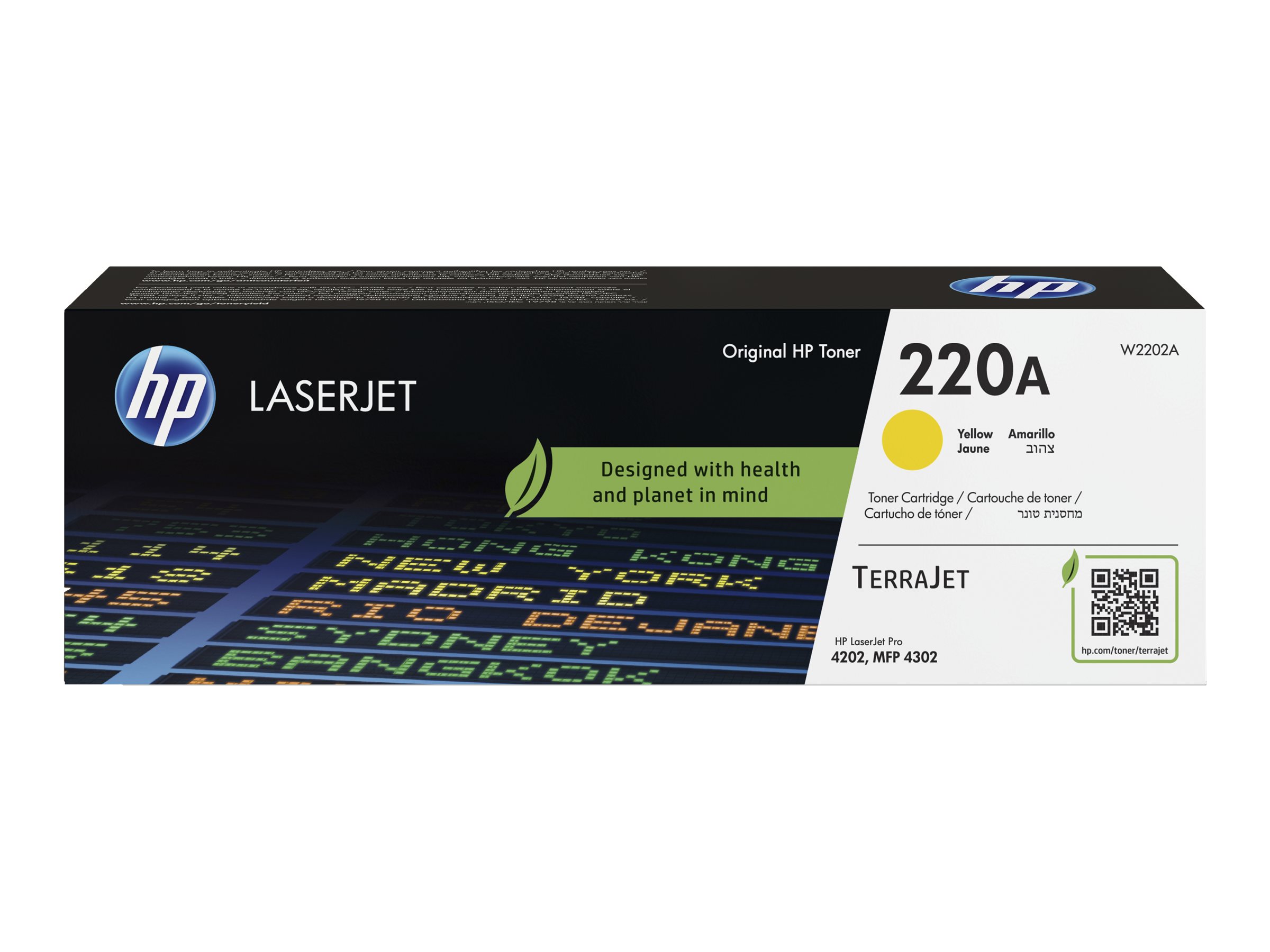 HP 220A Ylw LaserJet toner cartridge