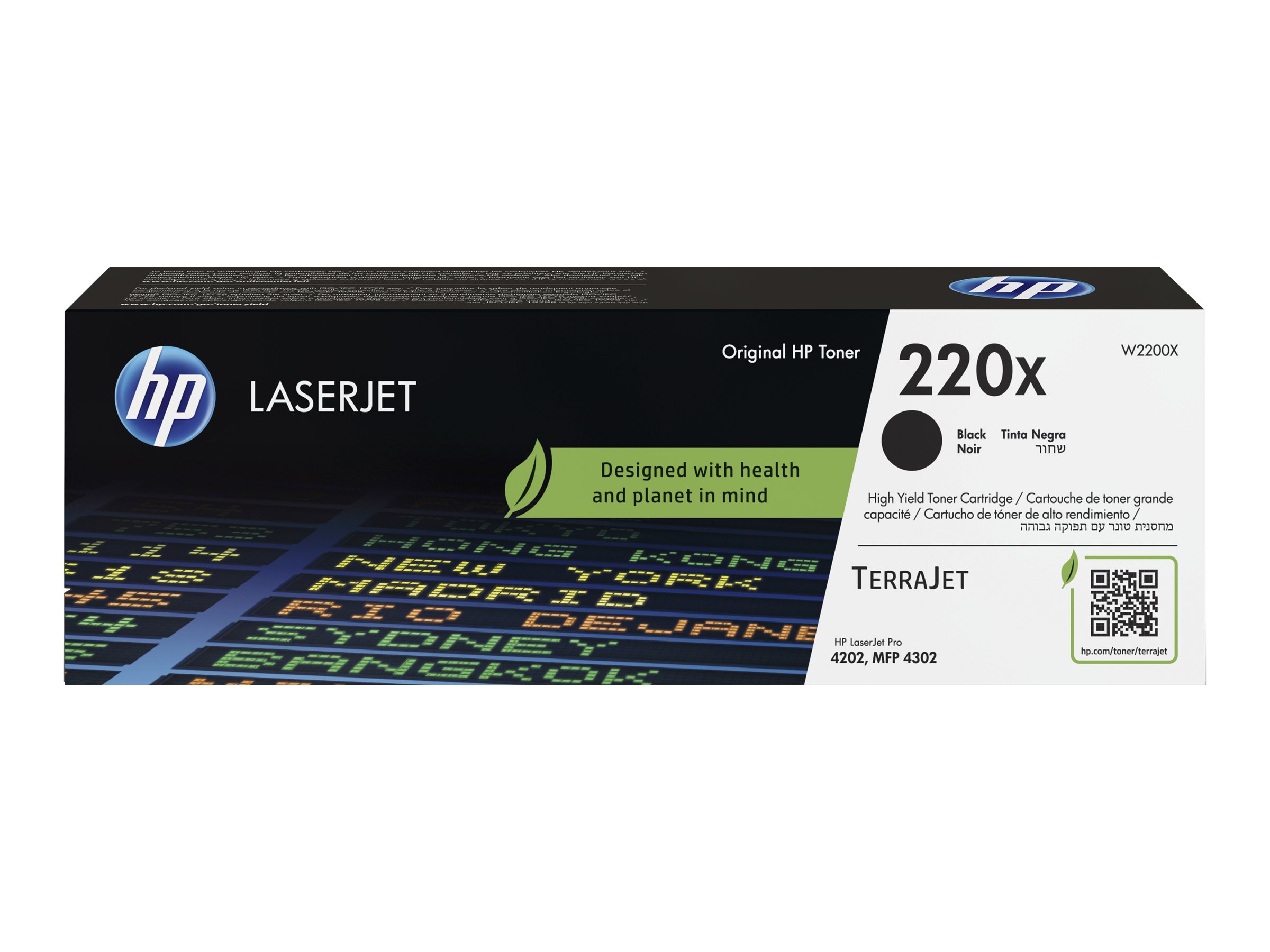 HP 220X Blk LaserJet toner cartridge