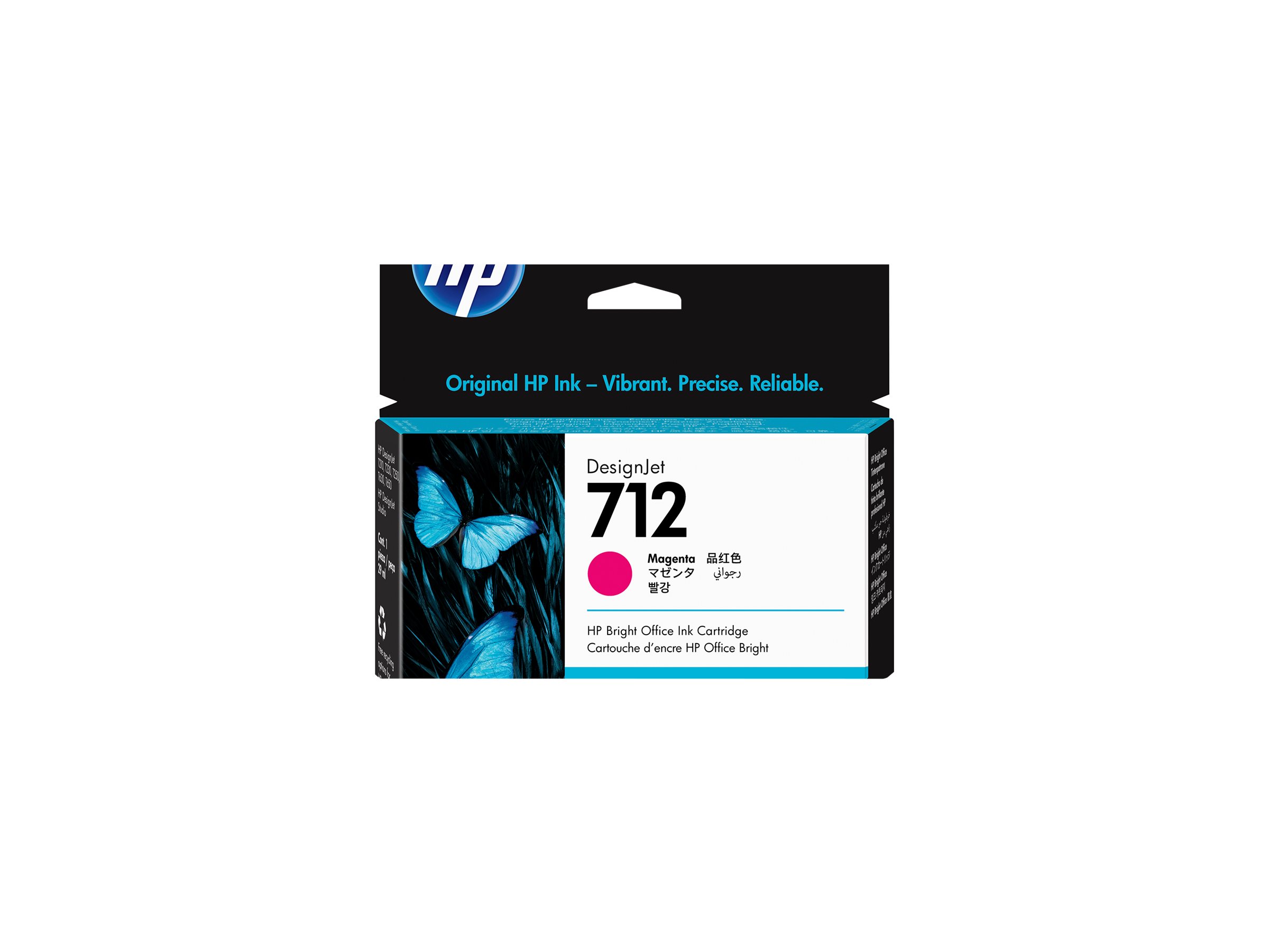 HP 712 Magenta DesignJet Druckerpatrone, 29 ml