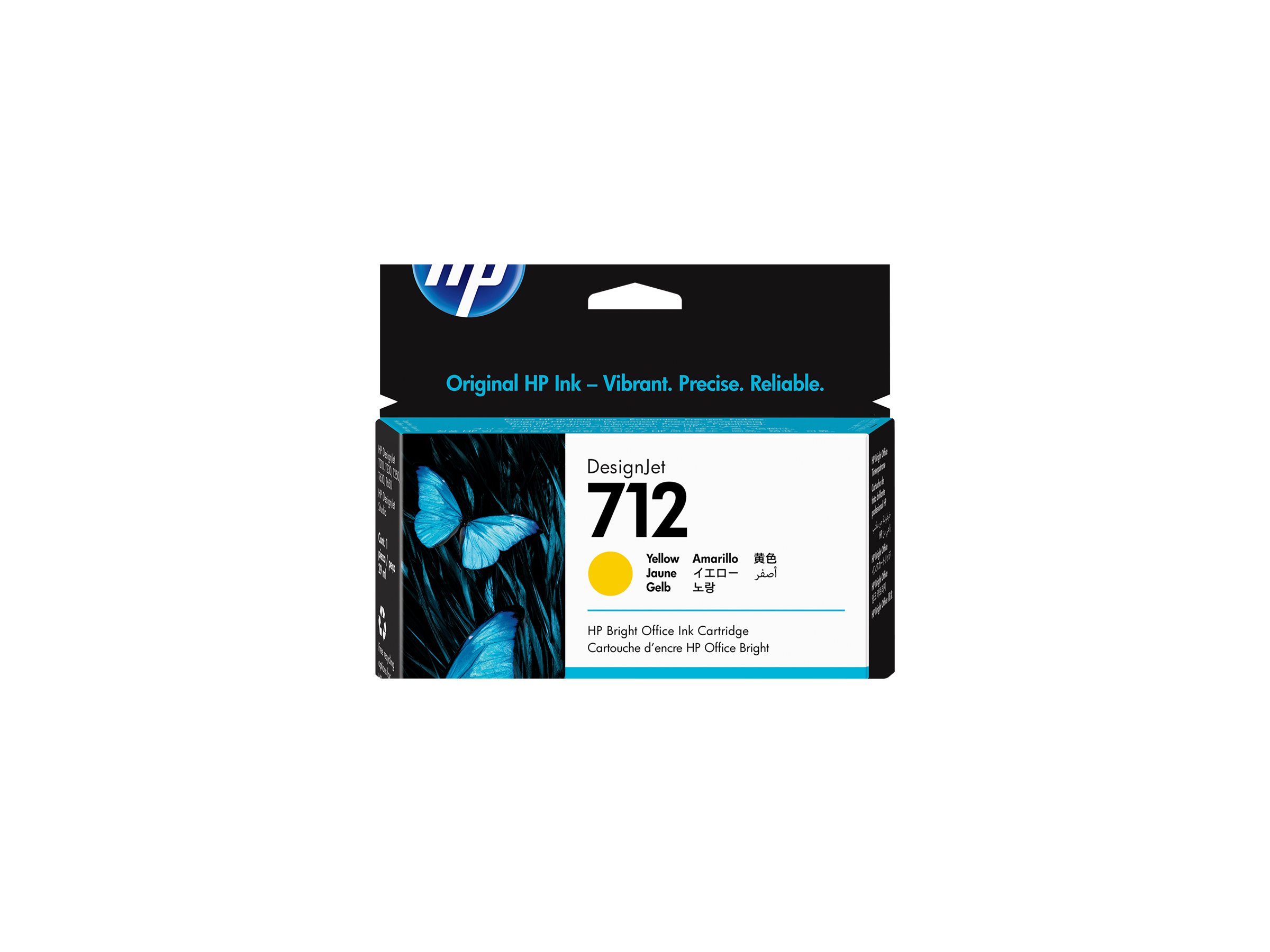 HP 712 Gelb DesignJet Druckerpatrone, 29 ml